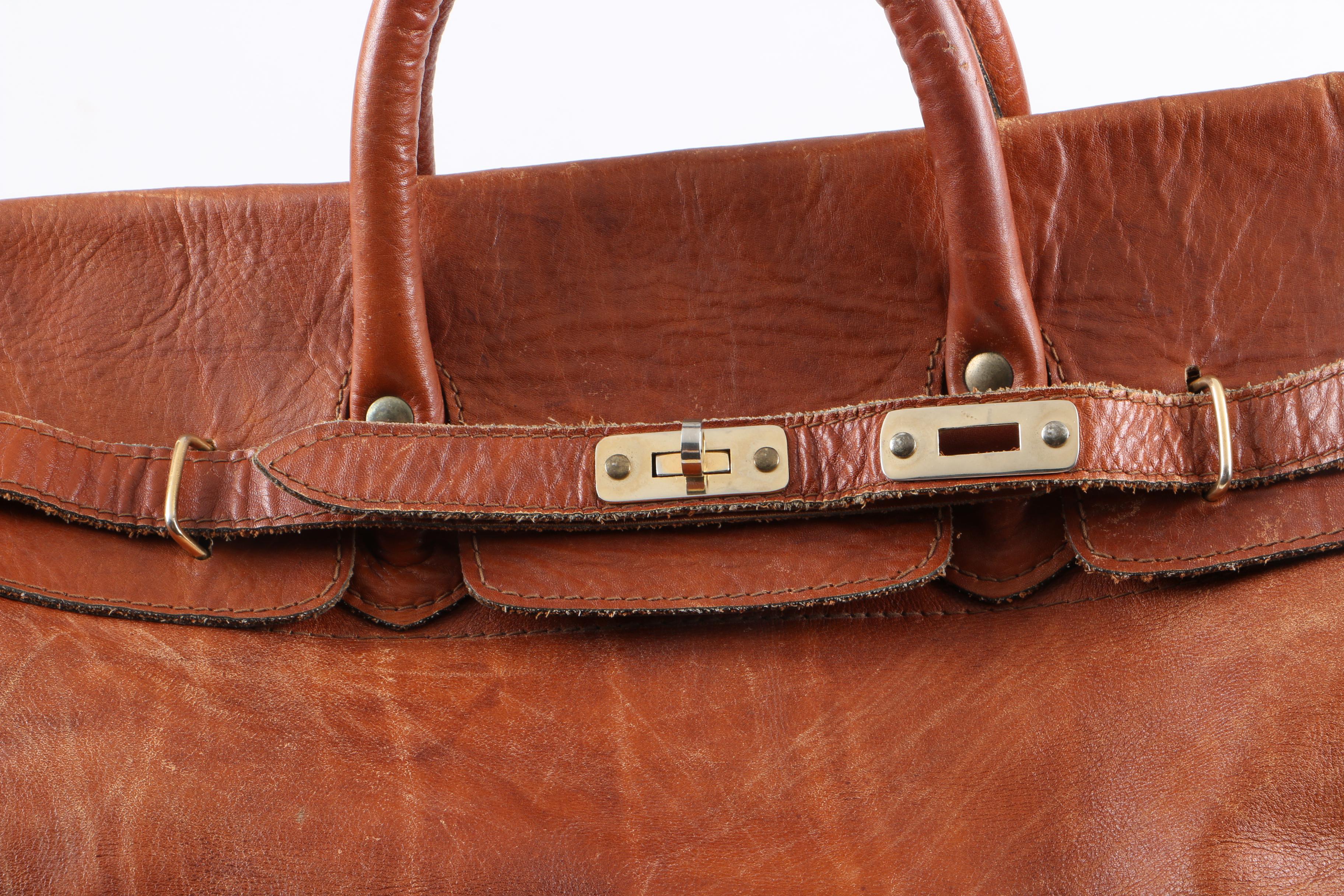 "Vaca Lisa" Genuine Leather Tote Bag
