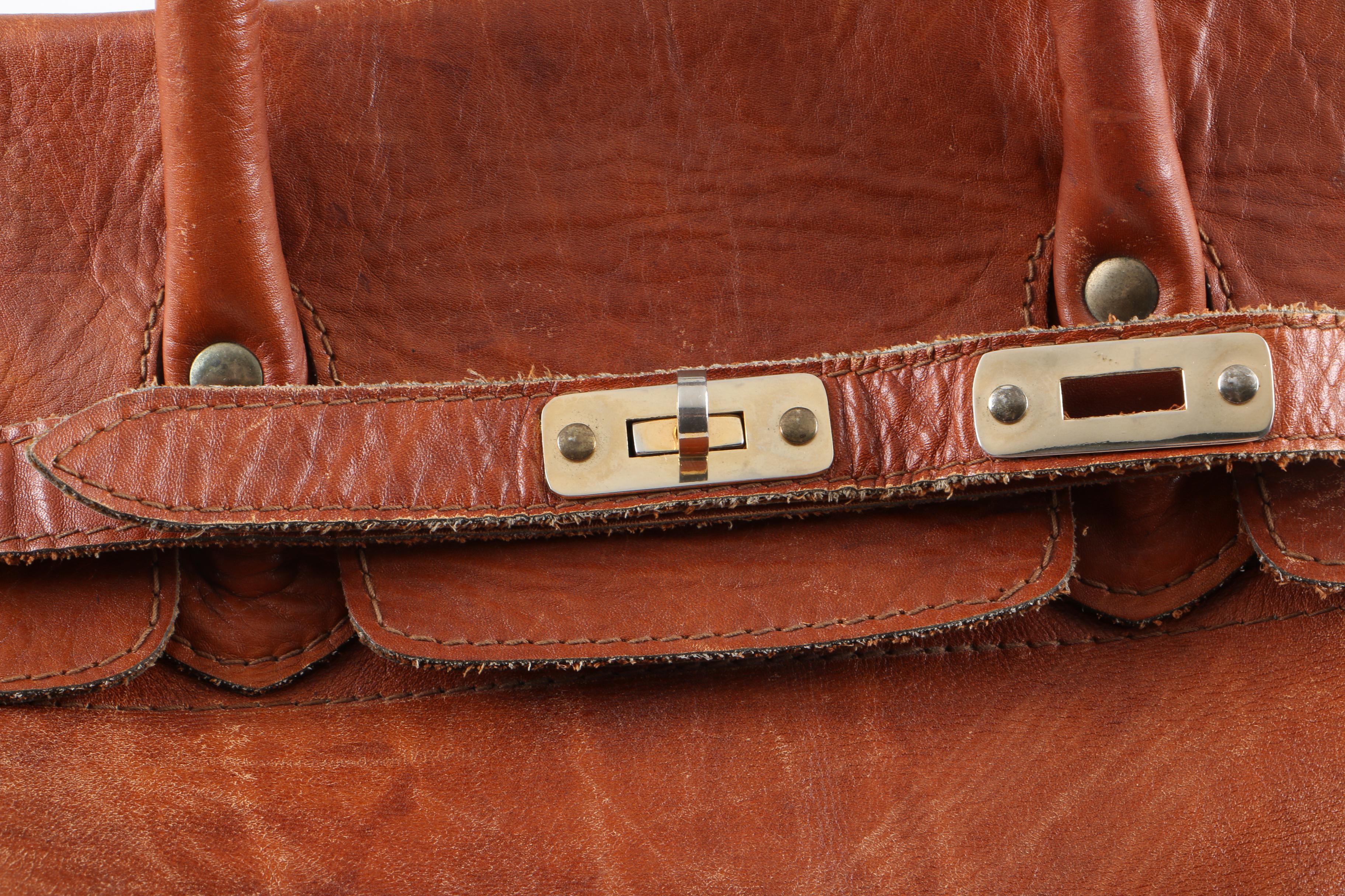 "Vaca Lisa" Genuine Leather Tote Bag