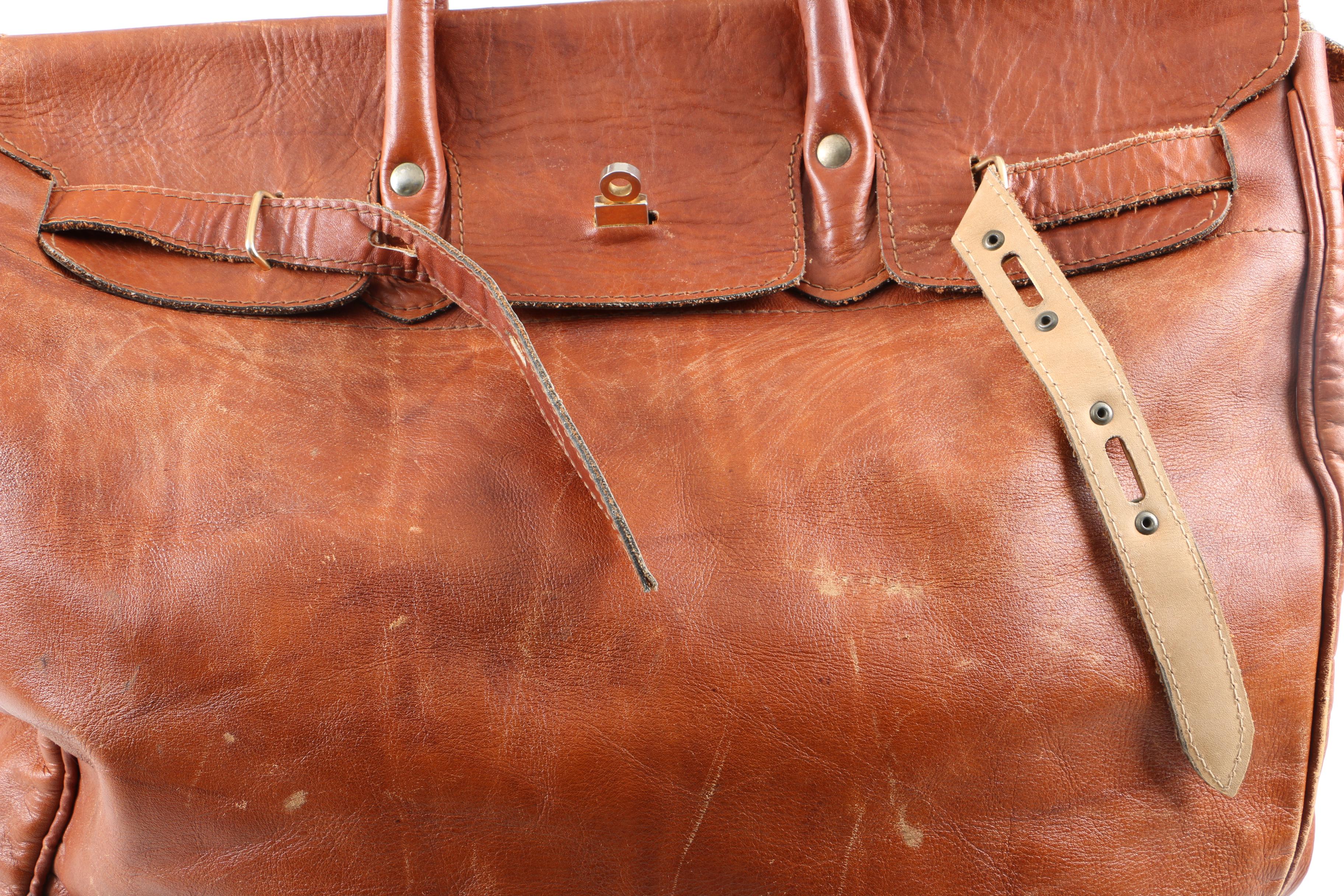 "Vaca Lisa" Genuine Leather Tote Bag