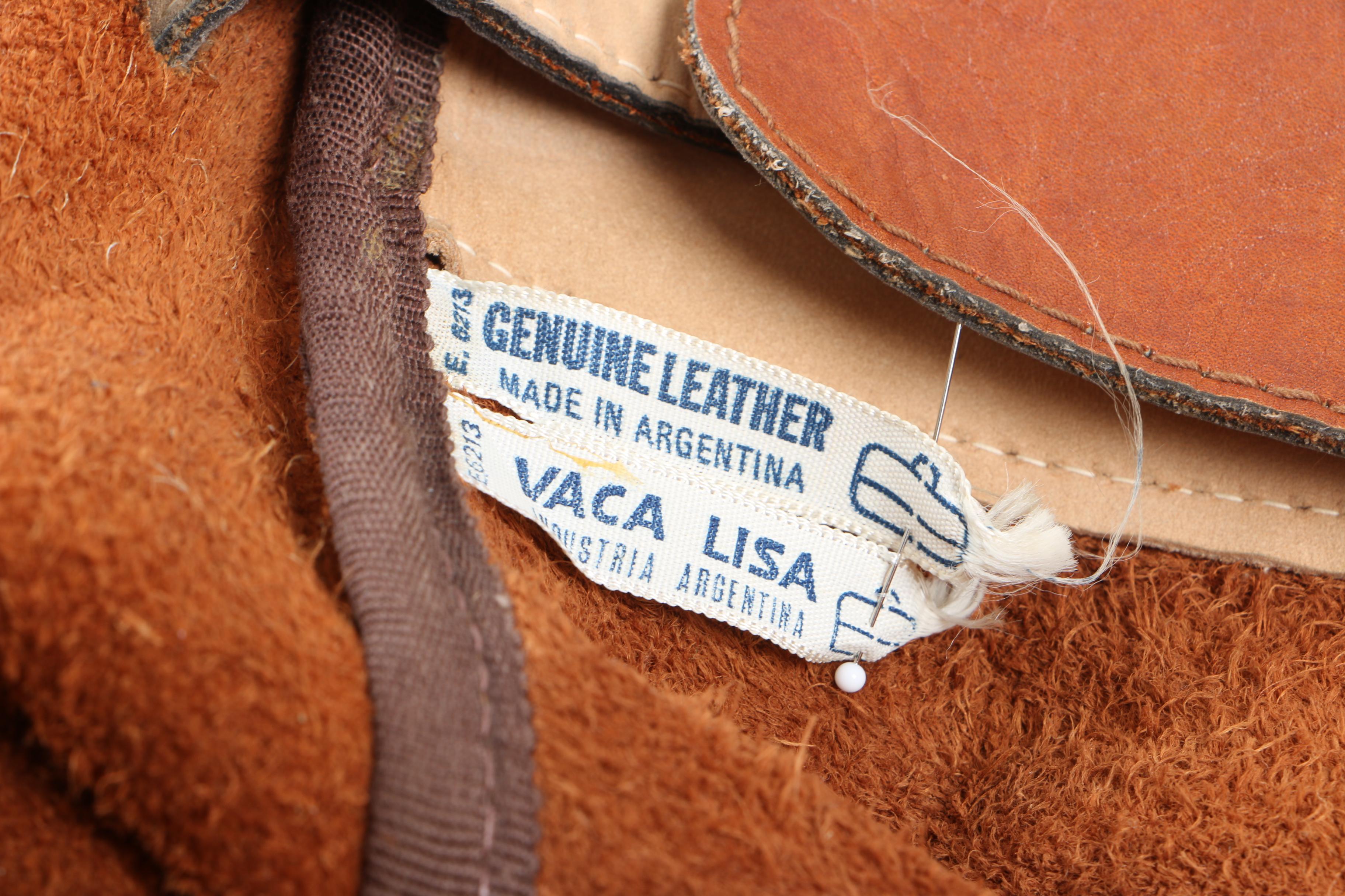 "Vaca Lisa" Genuine Leather Tote Bag