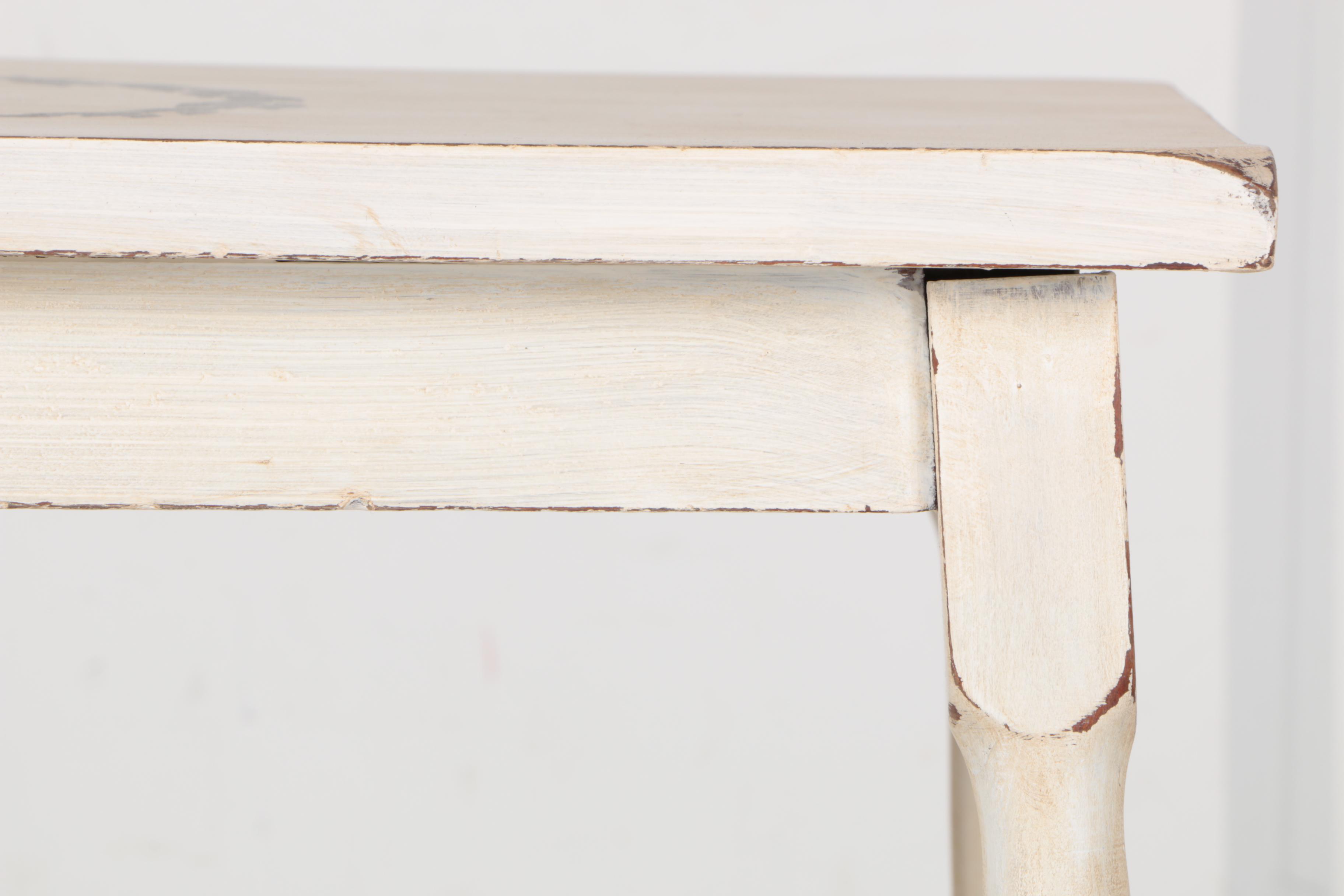 Vintage Painted Accent Table