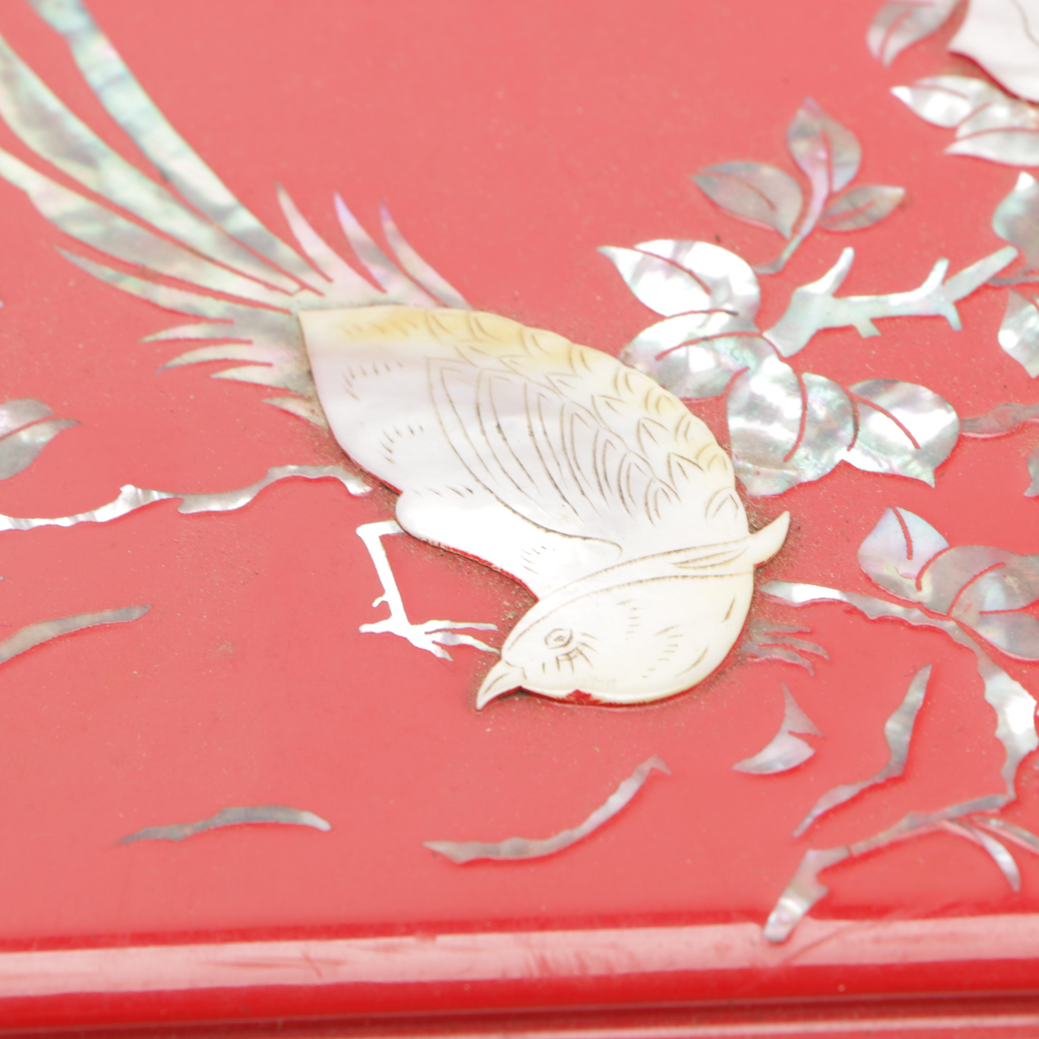 Asian-Inspired Boxes and Decor with Mother of Pearl Details