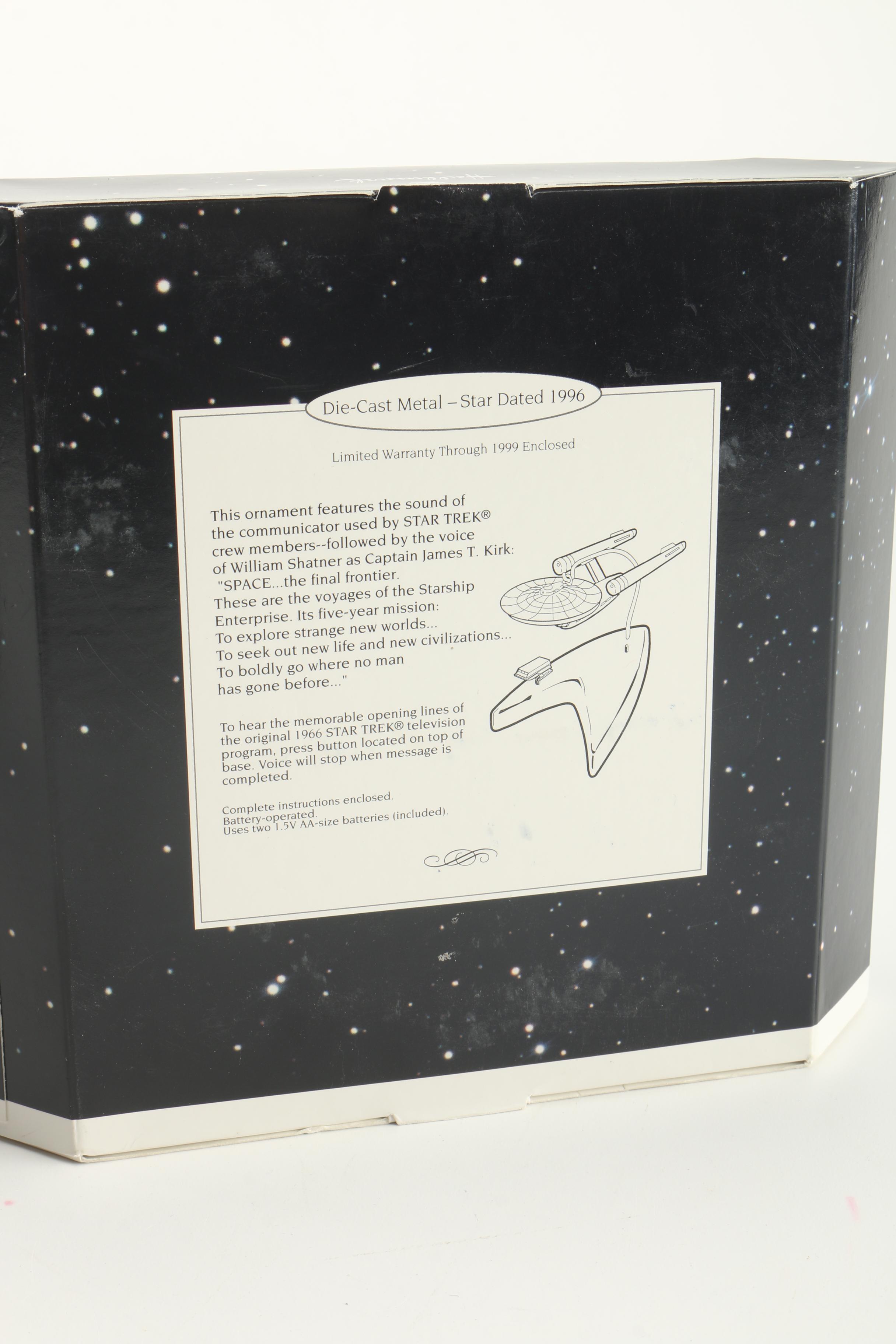 Hallmark Keepsake "Star Trek" Ornaments