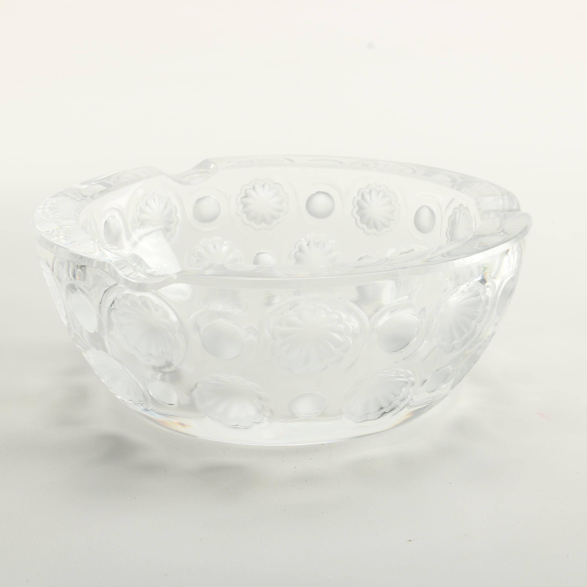 Lalique Crystal Ashtray