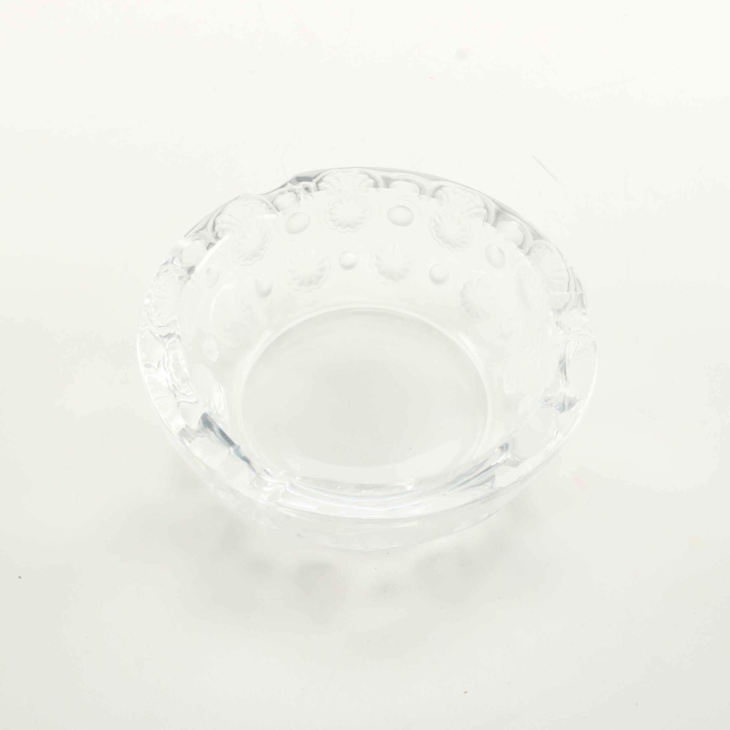 Lalique Crystal Ashtray