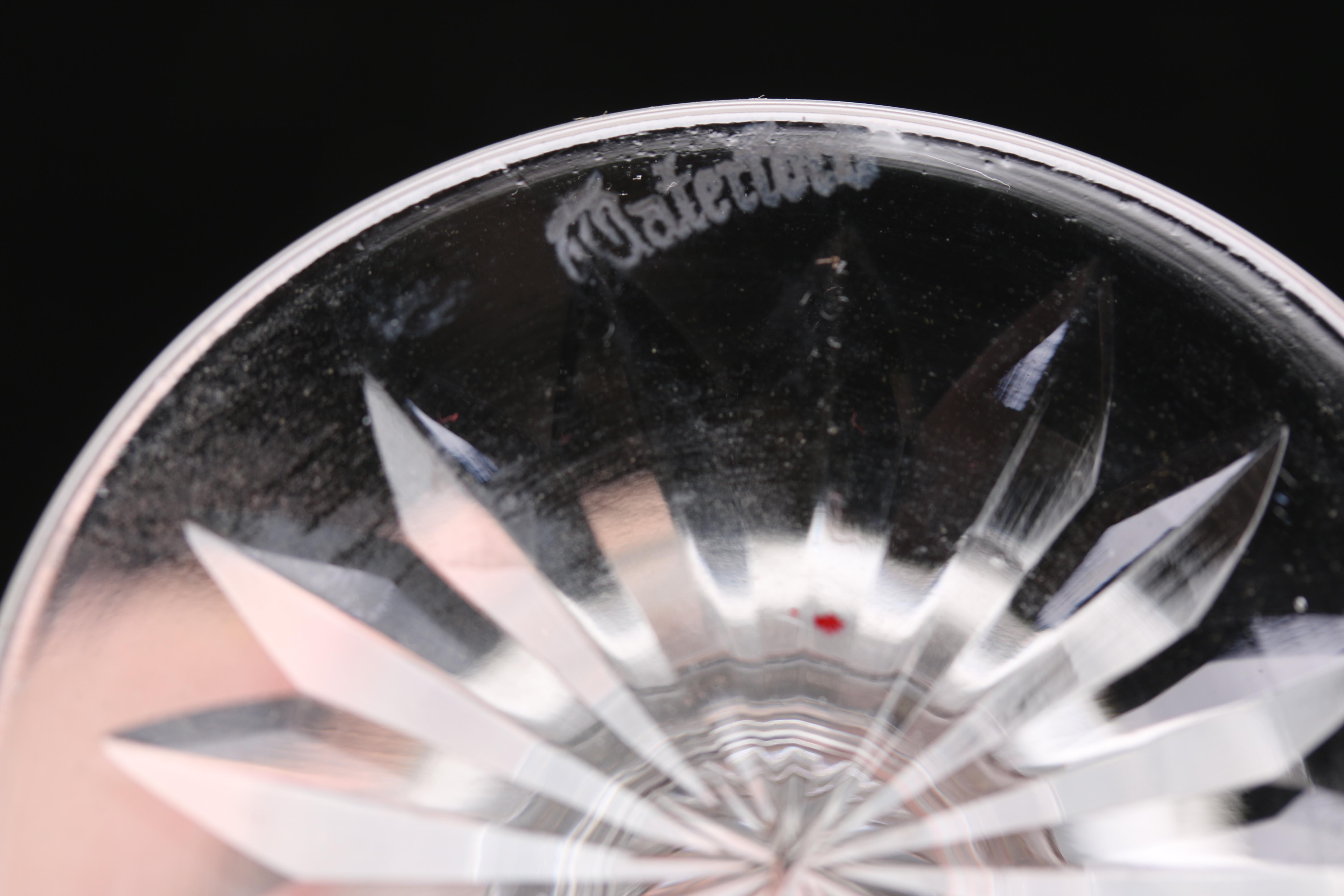 Waterford "Lismore" Crystal and Silver Plate Shakers