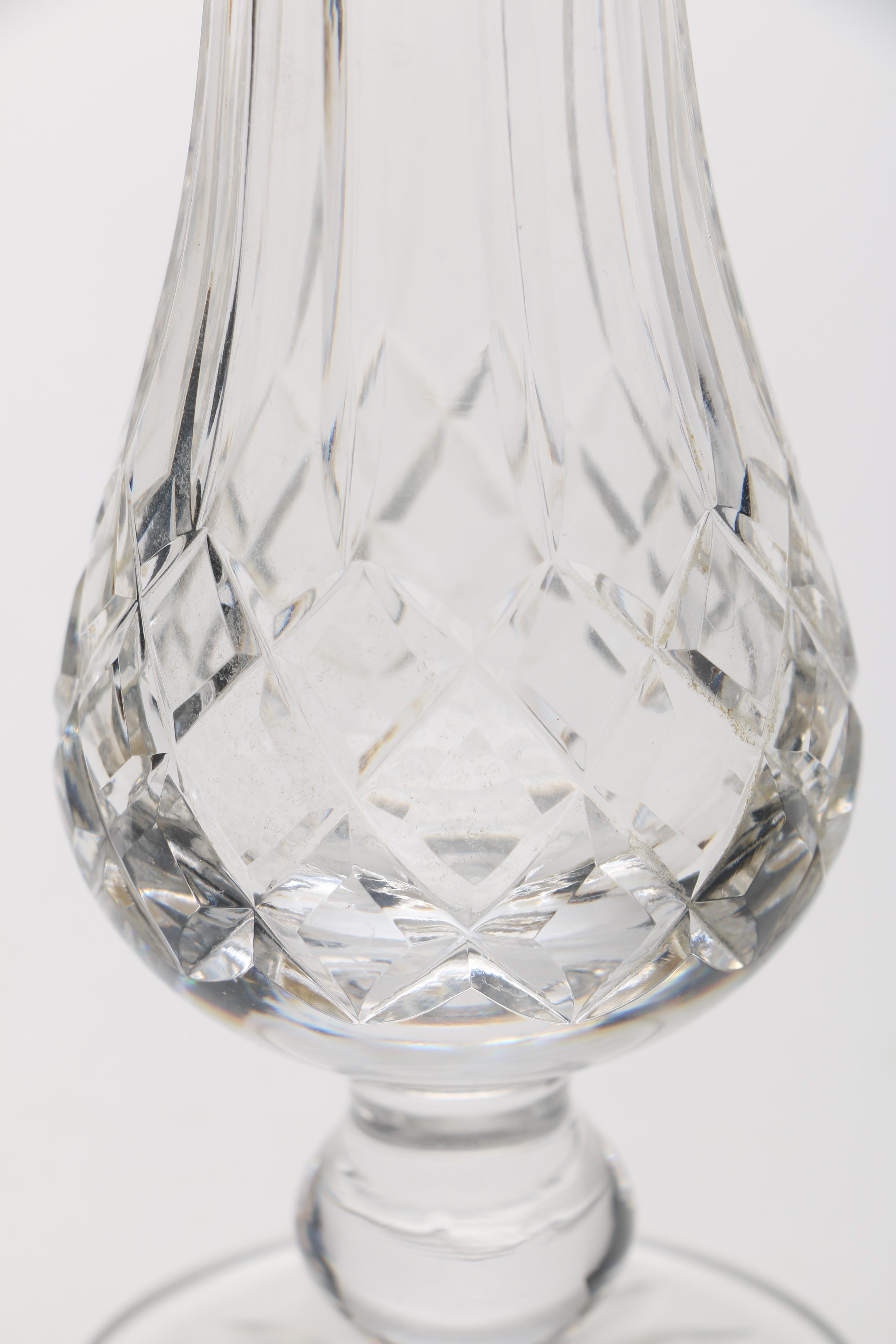 Waterford "Lismore" Crystal and Silver Plate Shakers