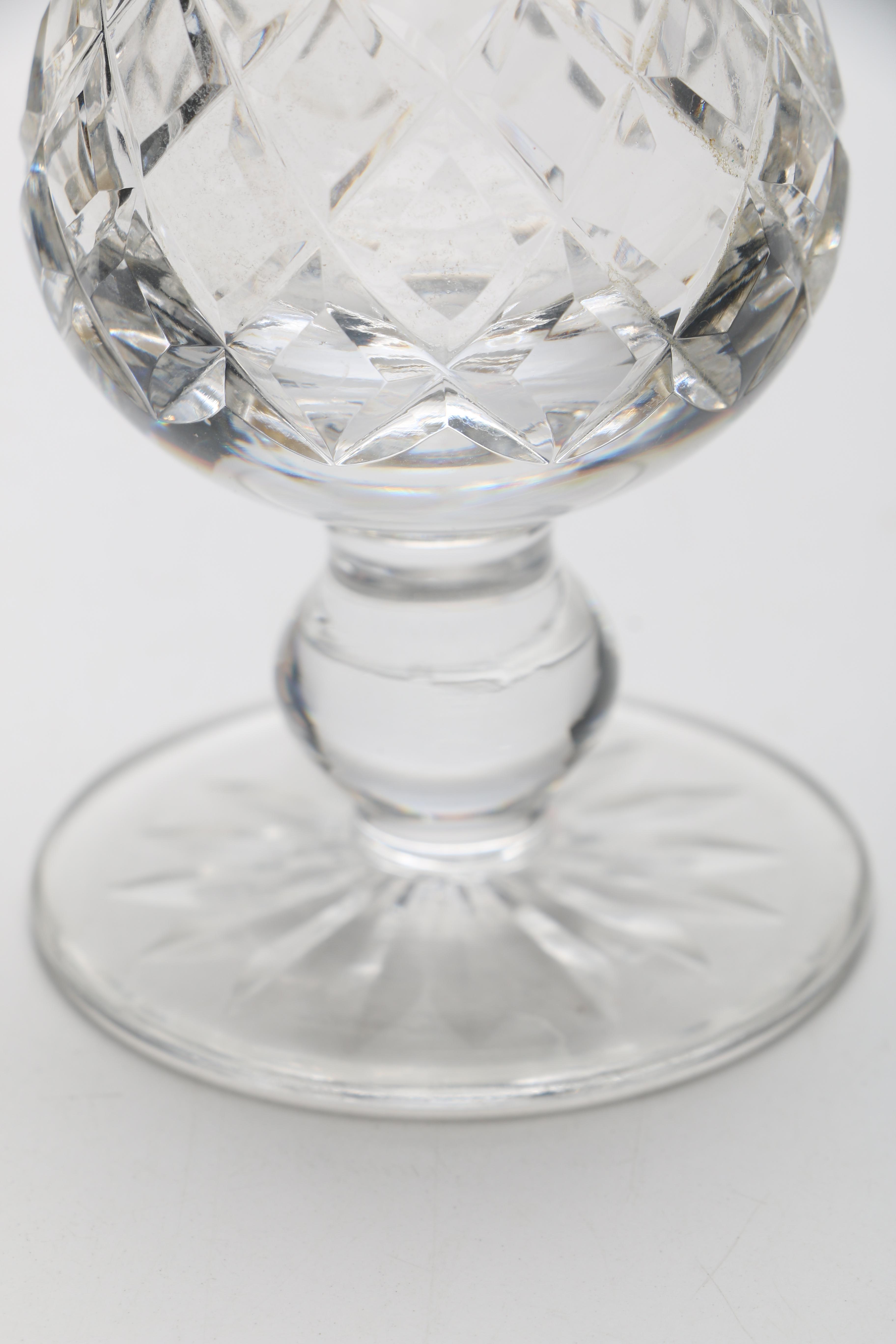 Waterford "Lismore" Crystal and Silver Plate Shakers