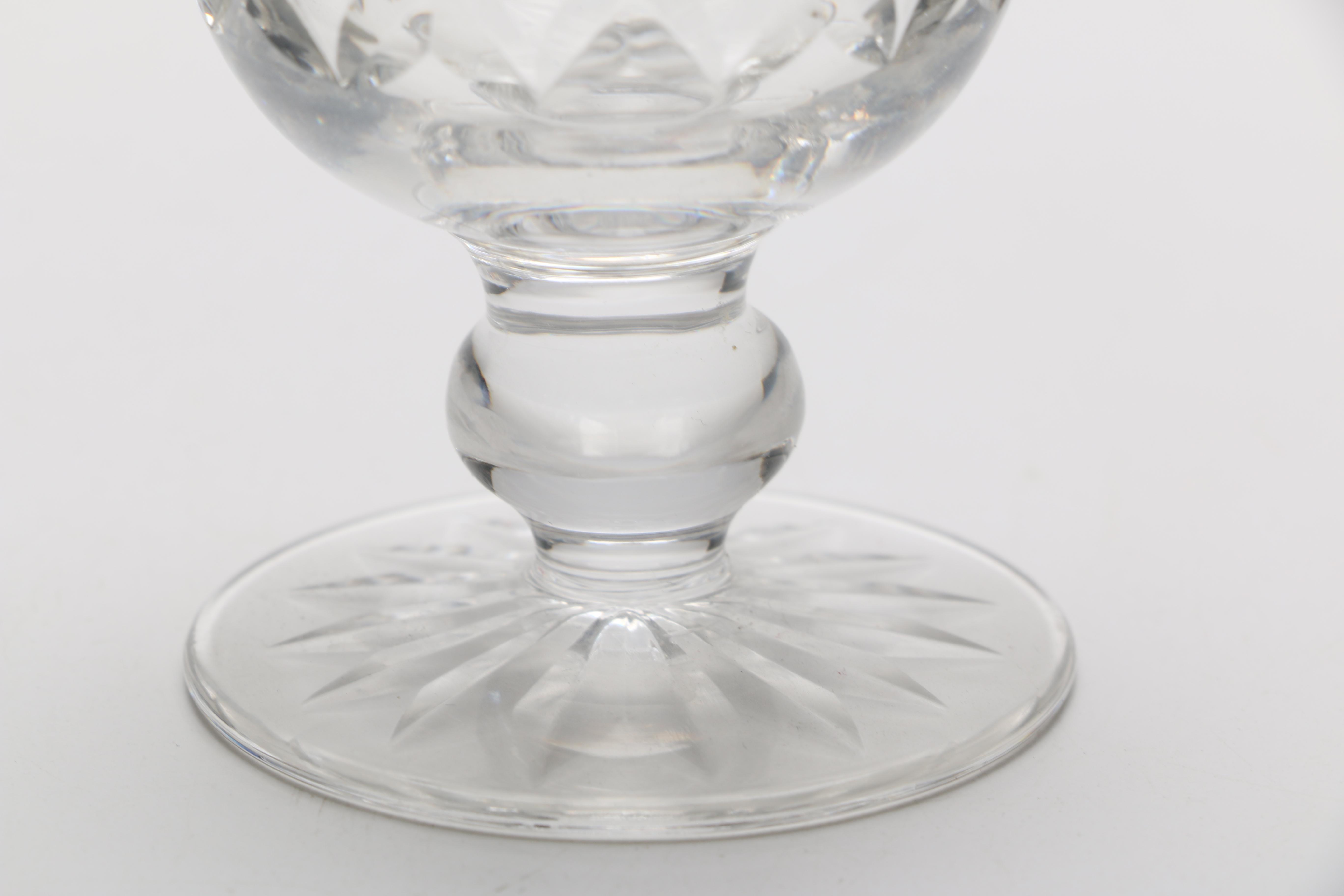 Waterford "Lismore" Crystal and Silver Plate Shakers