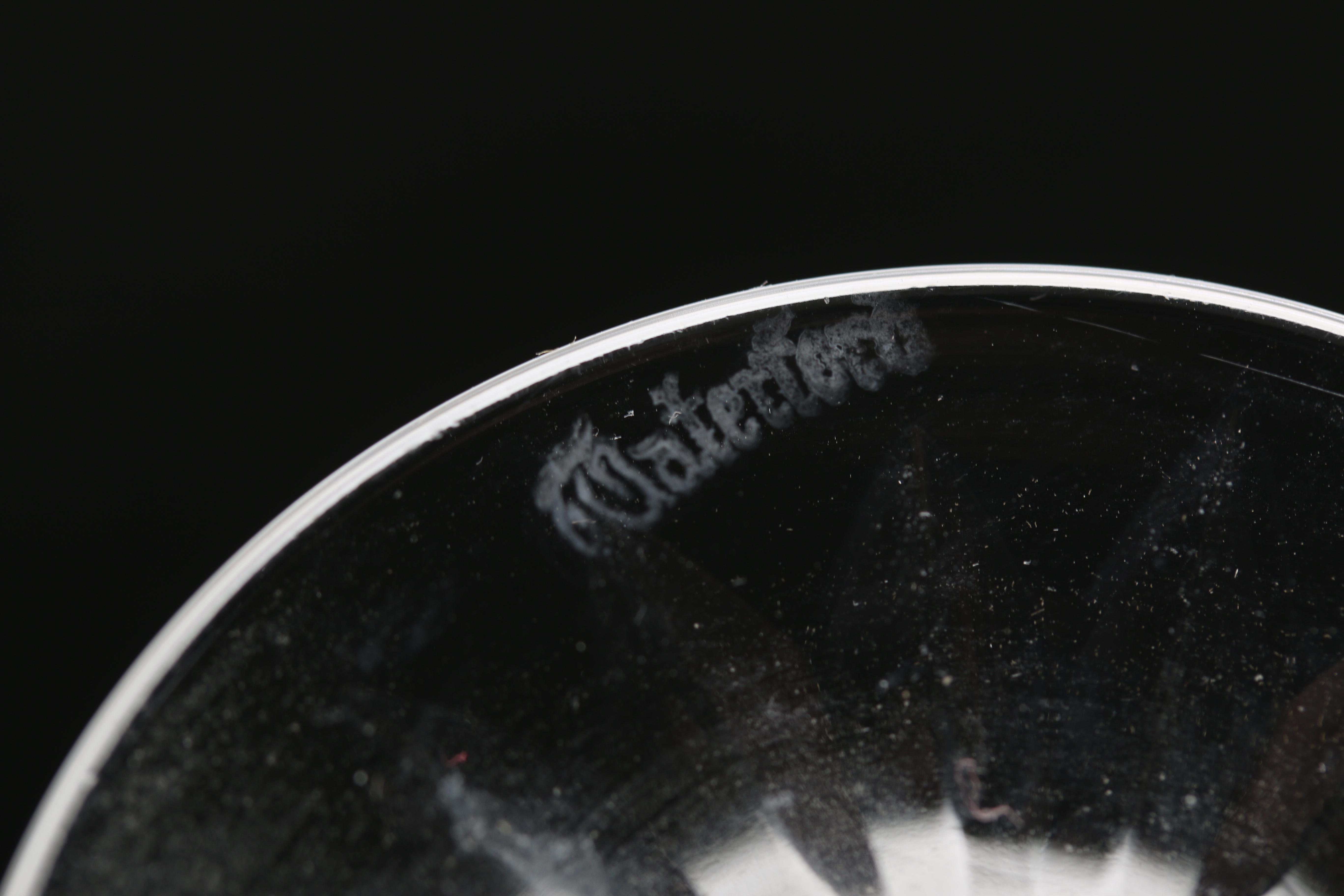 Waterford "Lismore" Crystal and Silver Plate Shakers