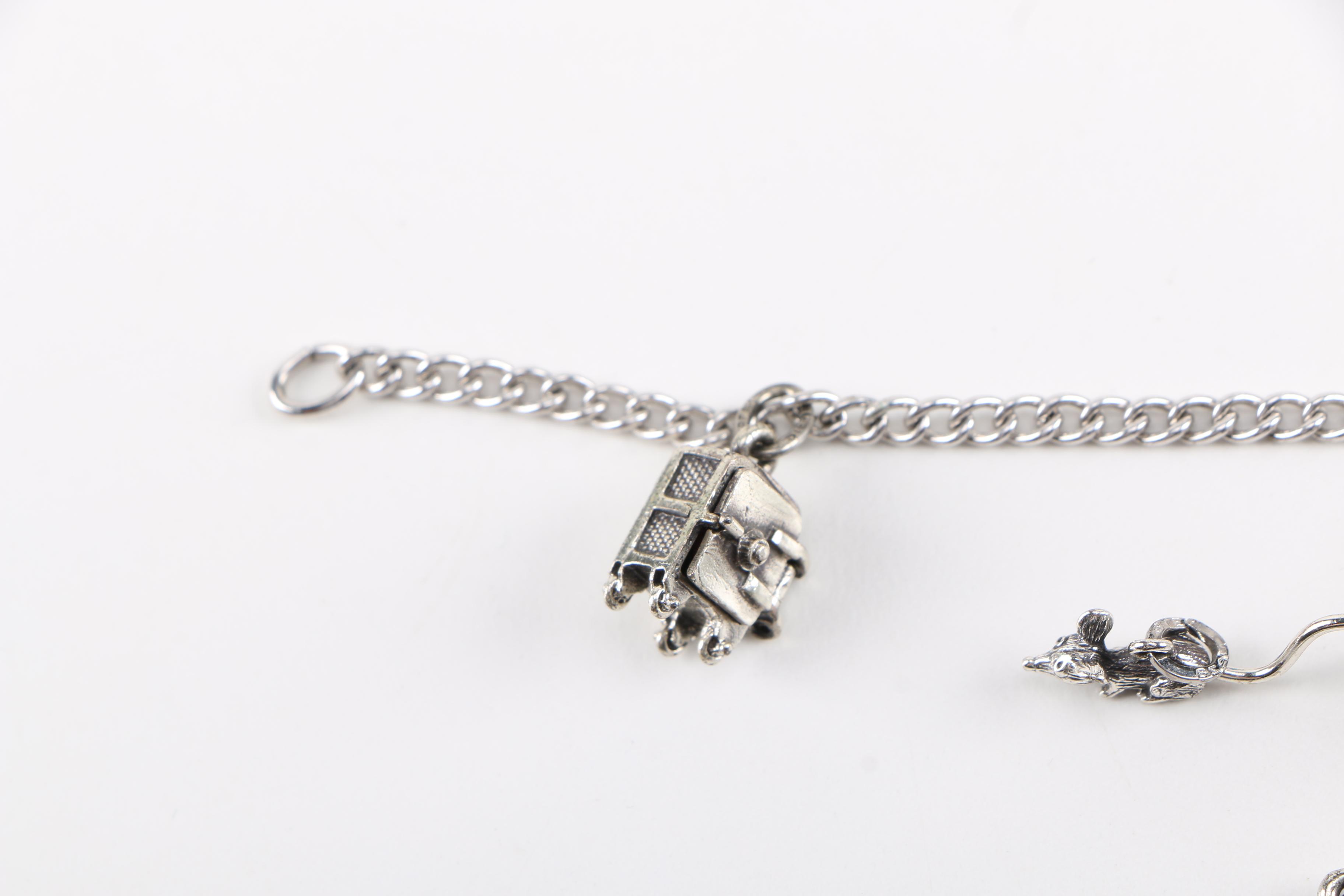 Sterling Silver Charm Bracelet