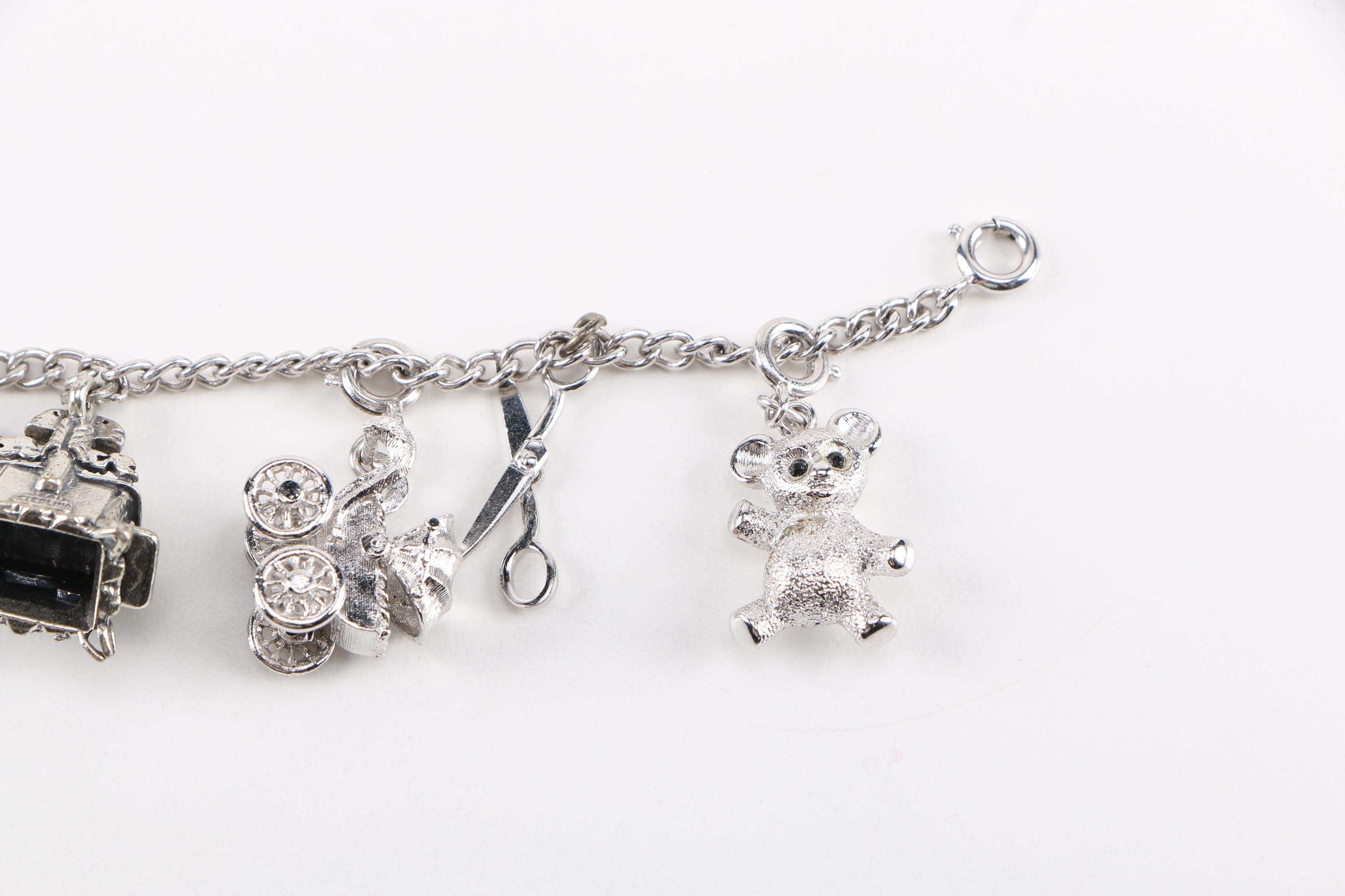 Sterling Silver Charm Bracelet
