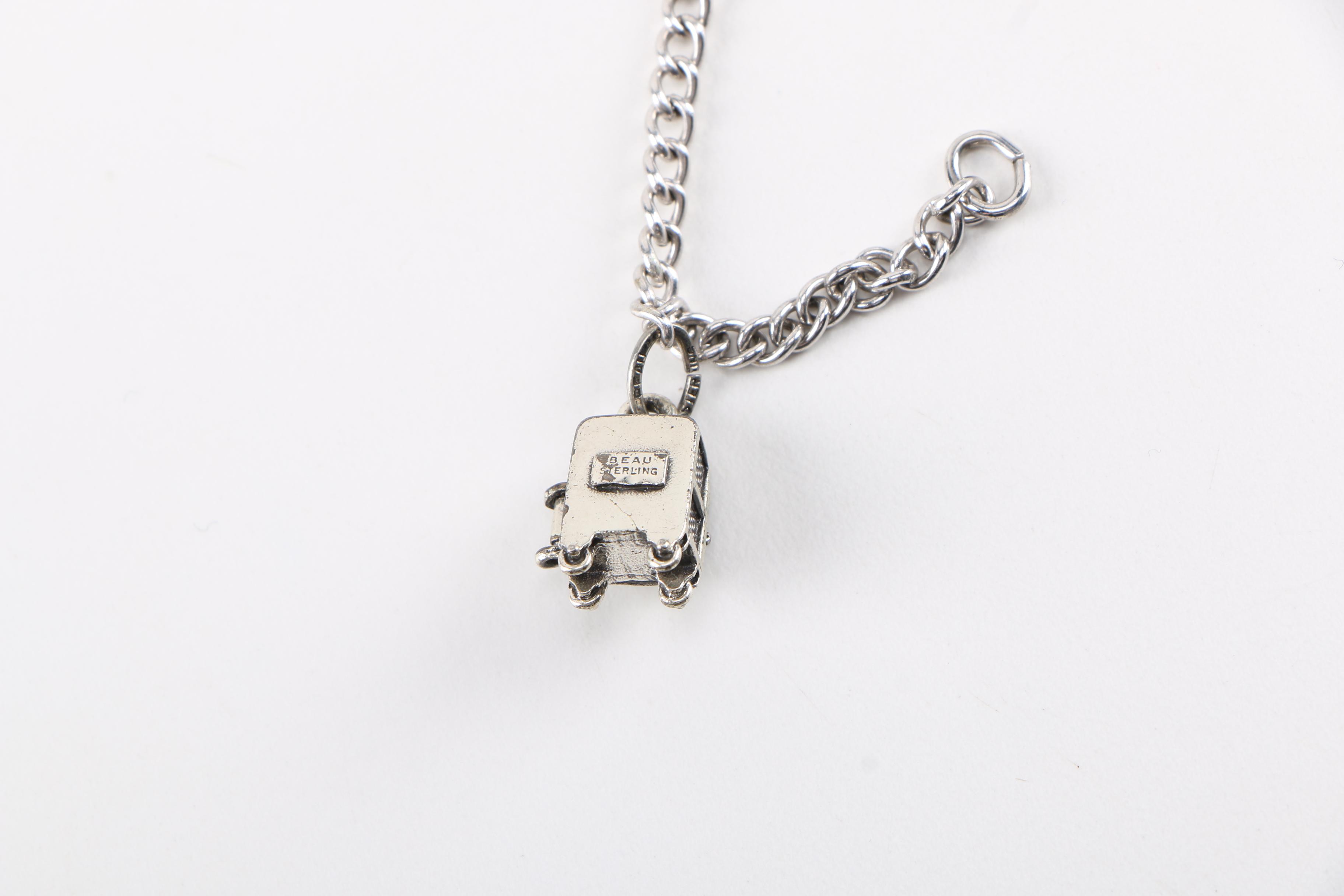 Sterling Silver Charm Bracelet