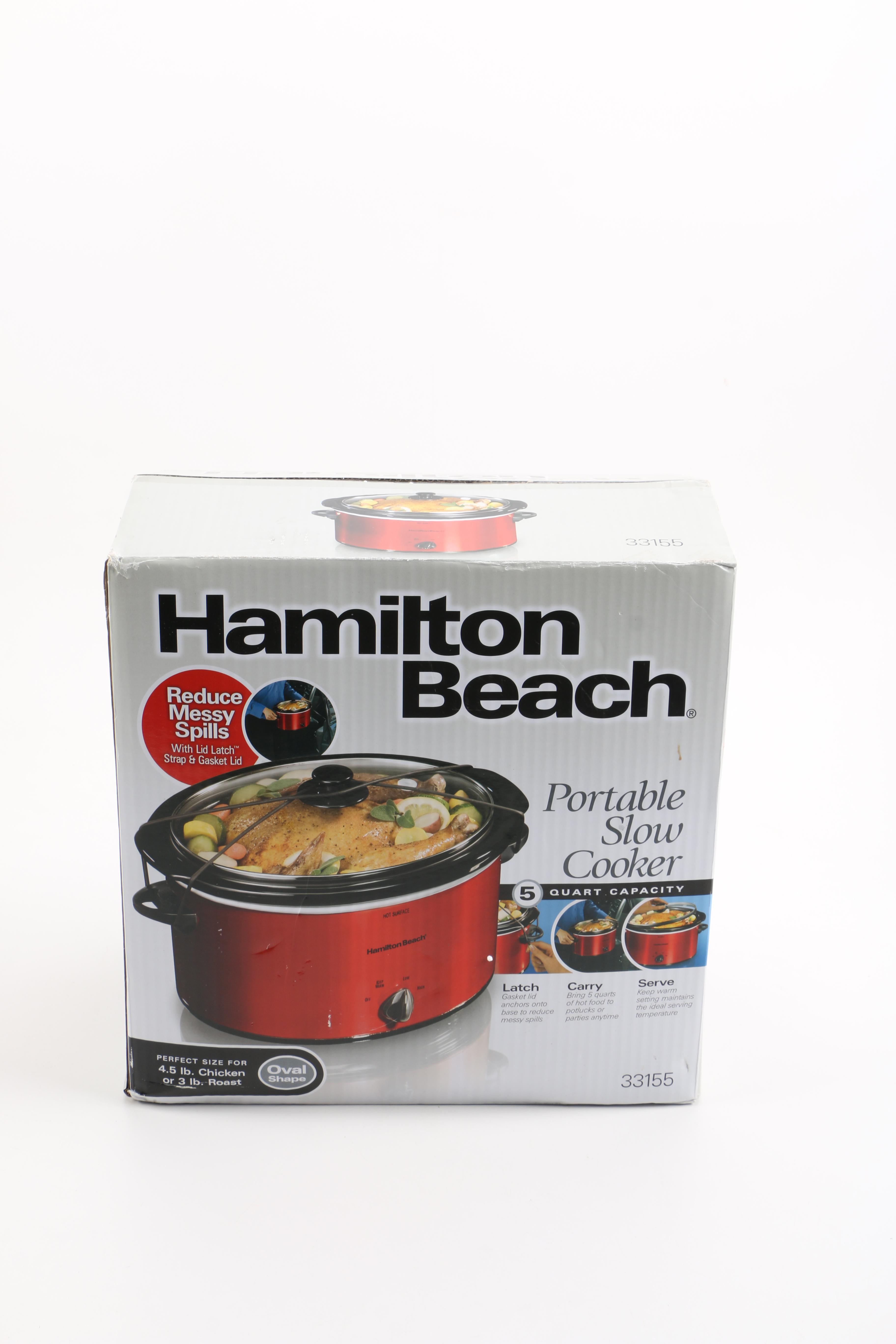 Hamilton Beach Portable Slow Cooker
