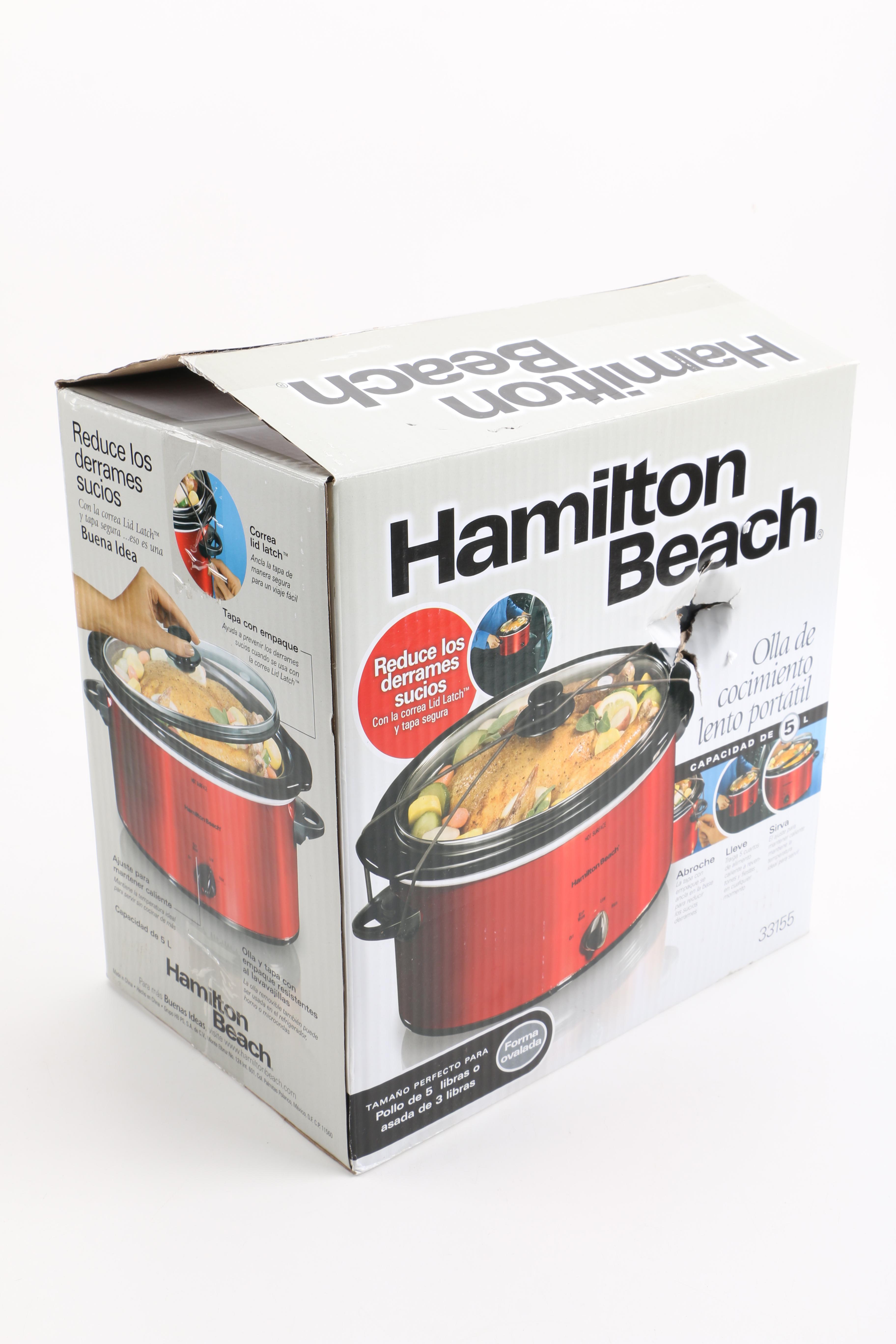 Hamilton Beach Portable Slow Cooker