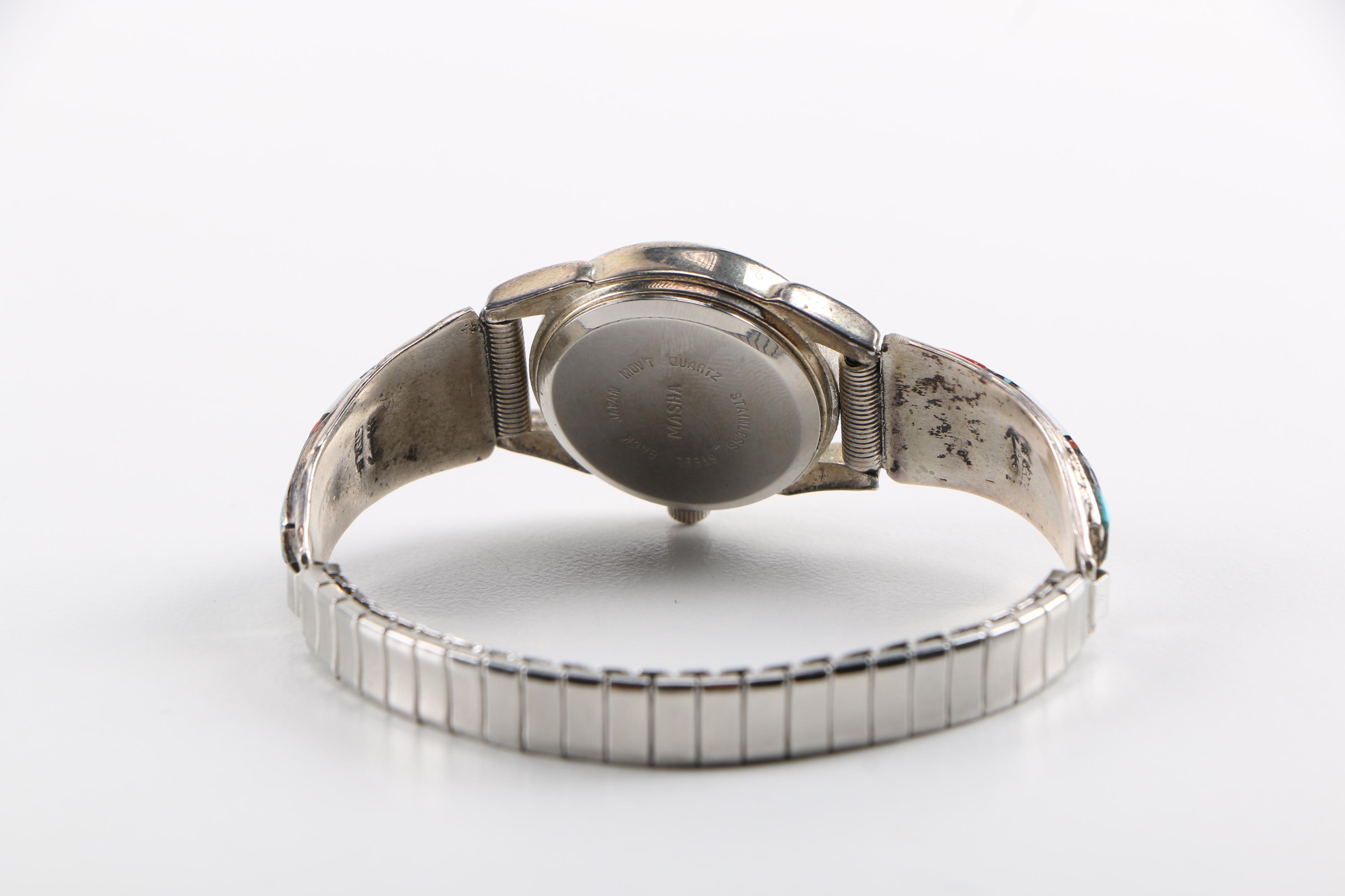 Sterling Silver Jewelry With Southwestern Style Watch