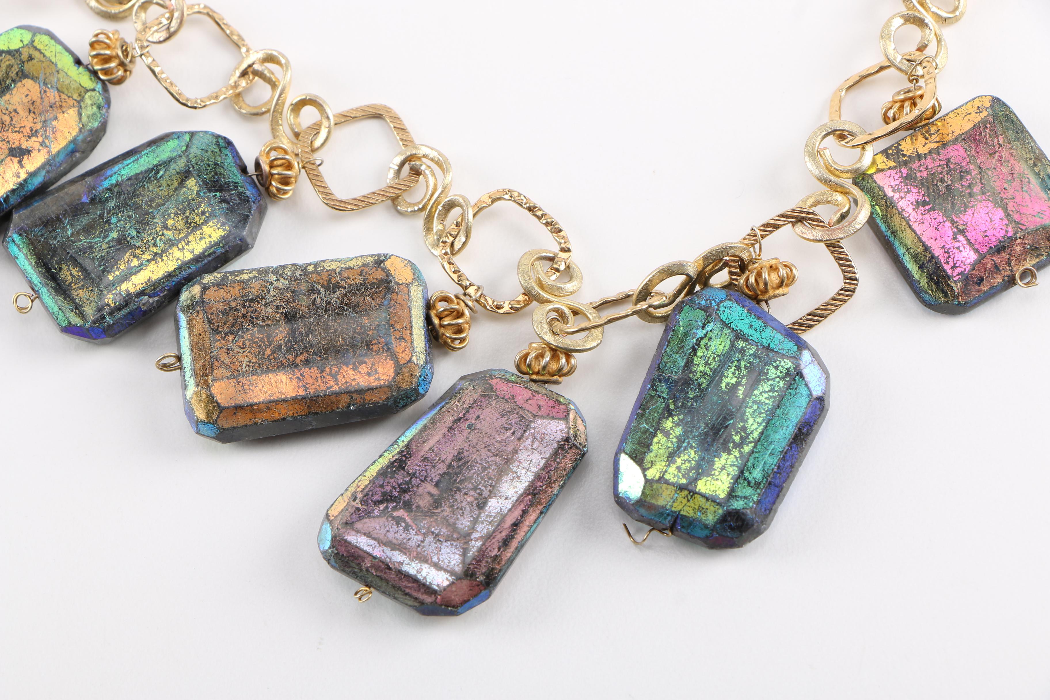 Assorted Gold Tone Accent Jewelry