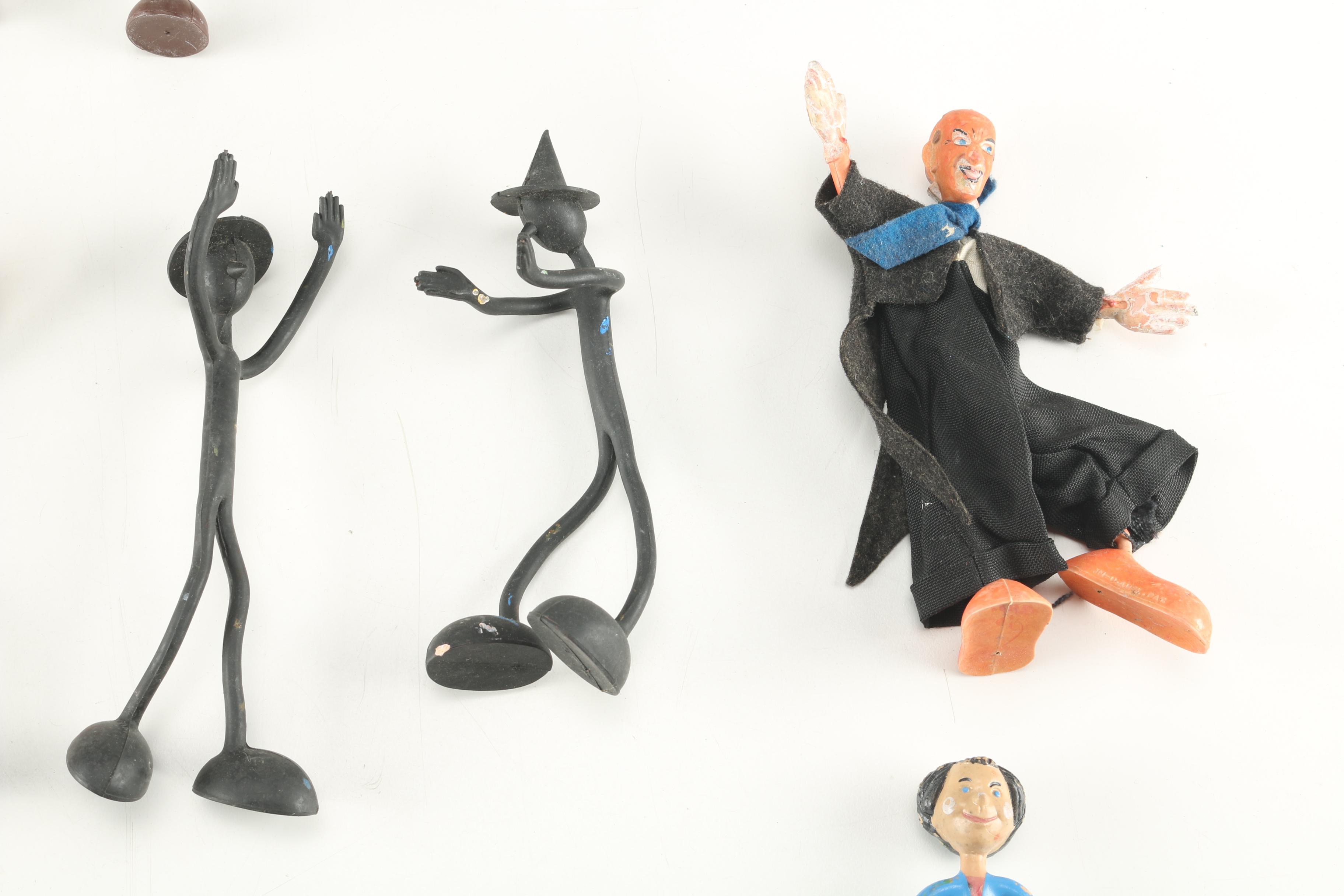 1950s Schleich Biegefiguren Bendable Toy Figures