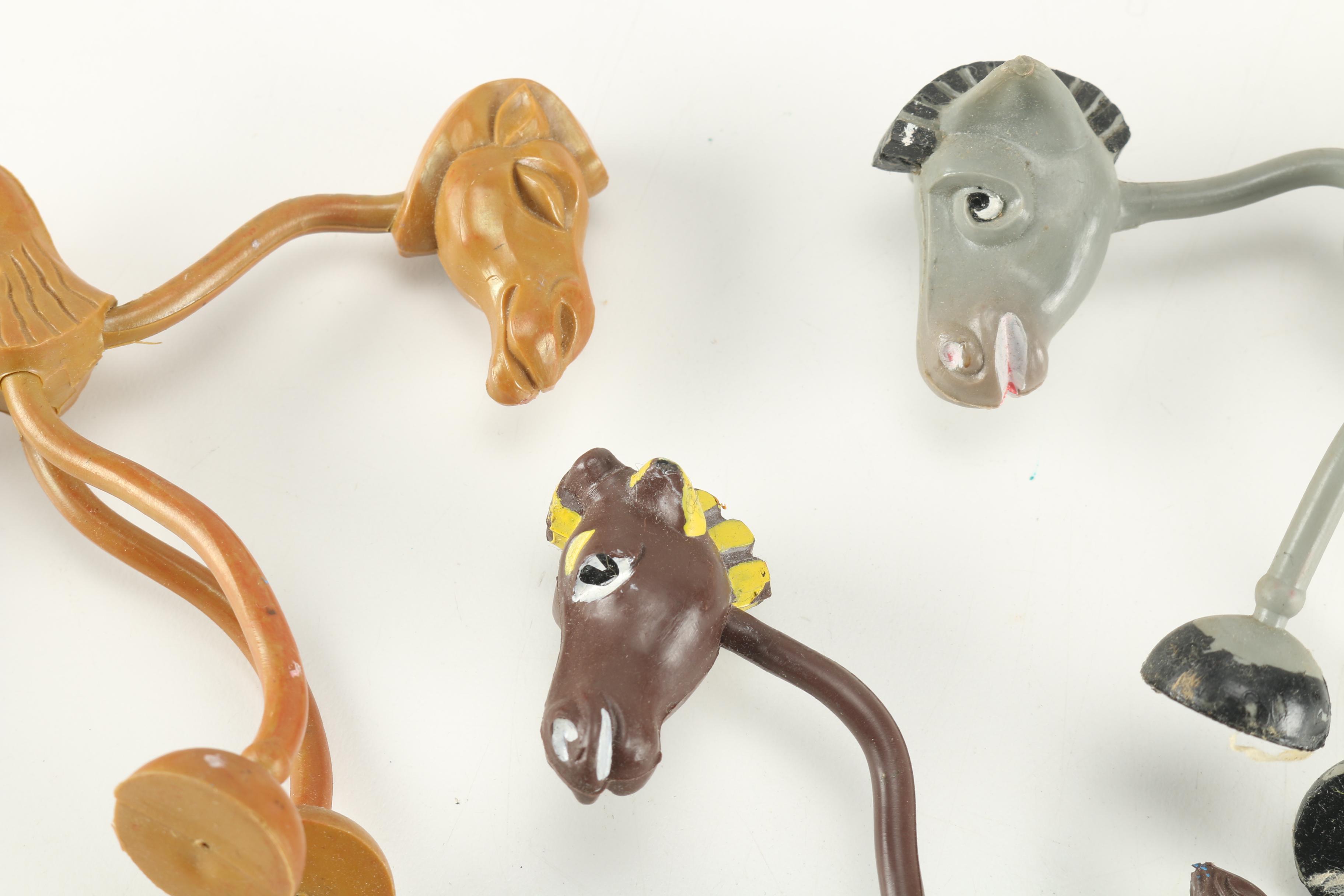 1950s Schleich Biegefiguren Bendable Toy Figures