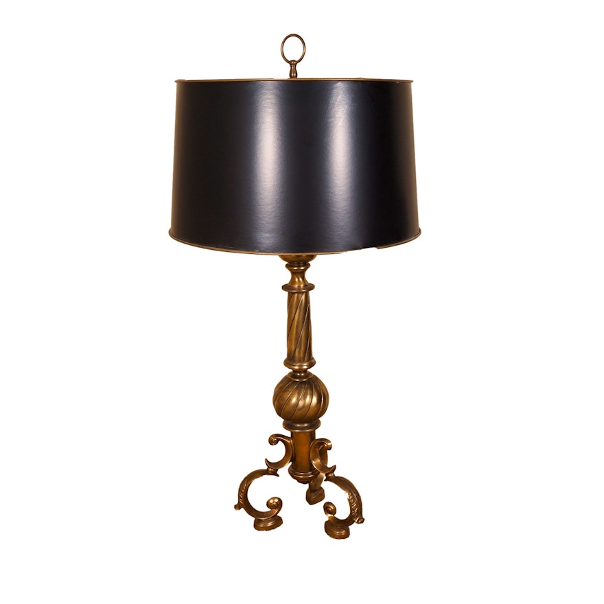 Brass Tone Table Lamp