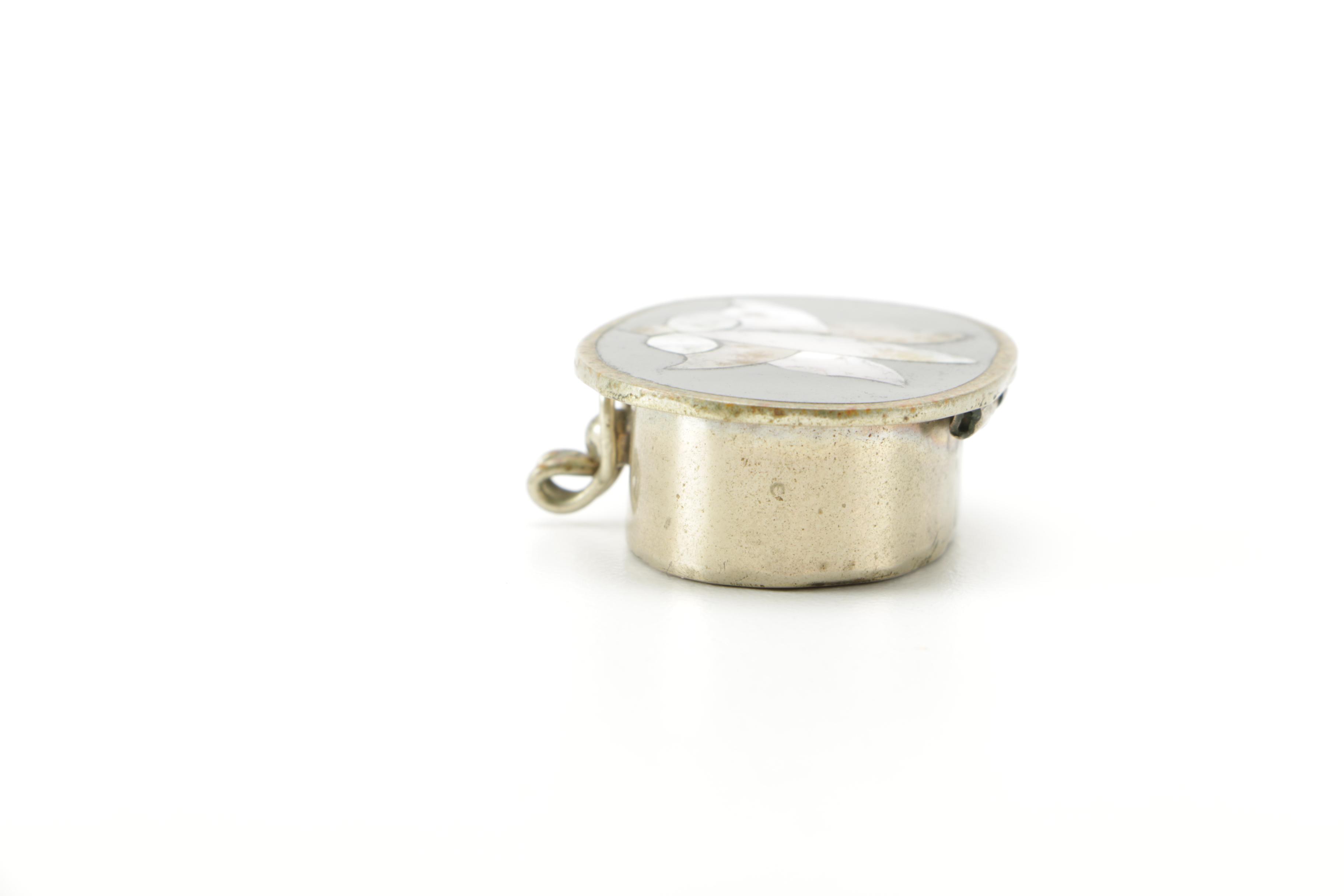 Ornate Brass Cups with Vintage Base Metal Pill Boxes