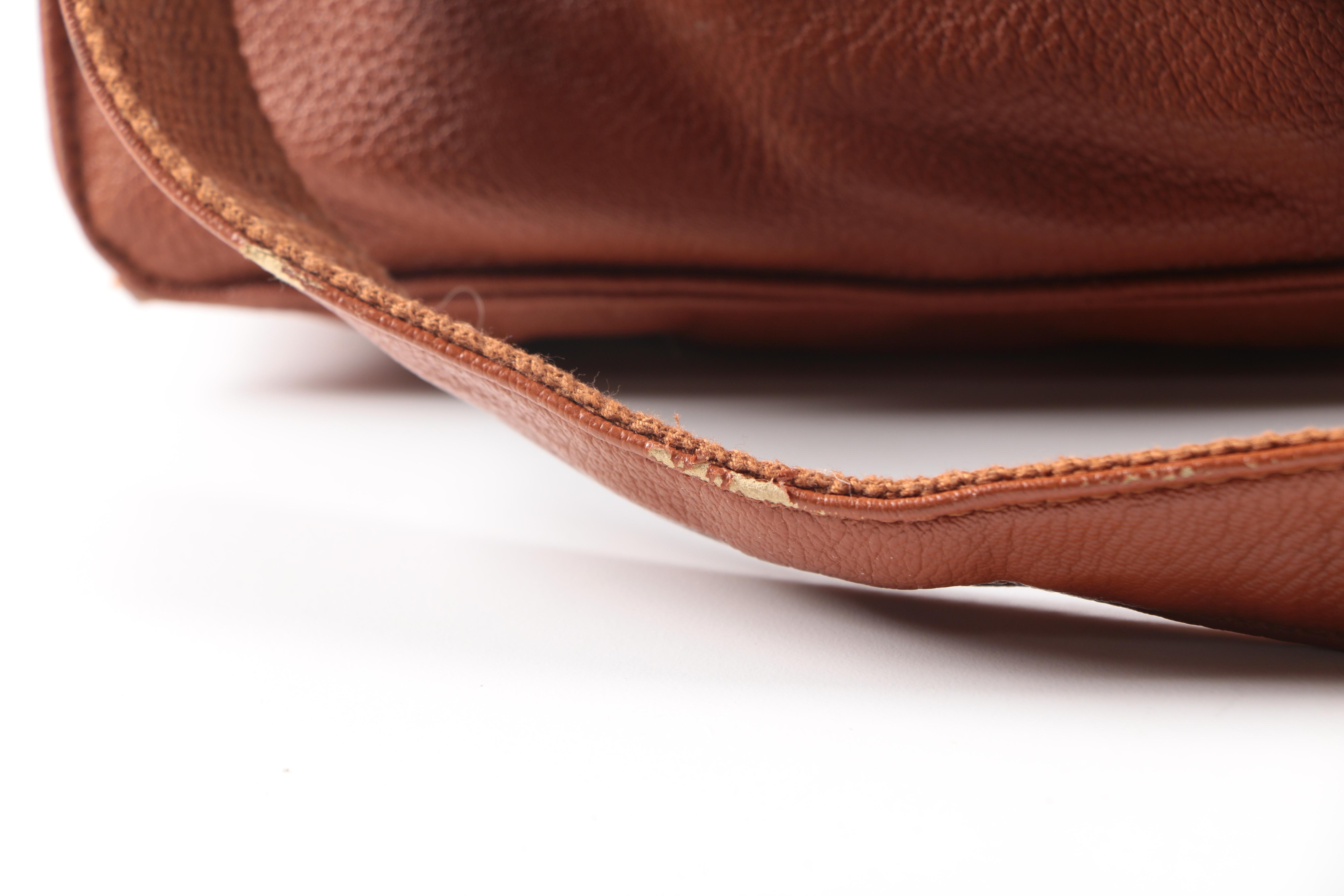 Calf Hair Leather Satchel and Pouch Vest