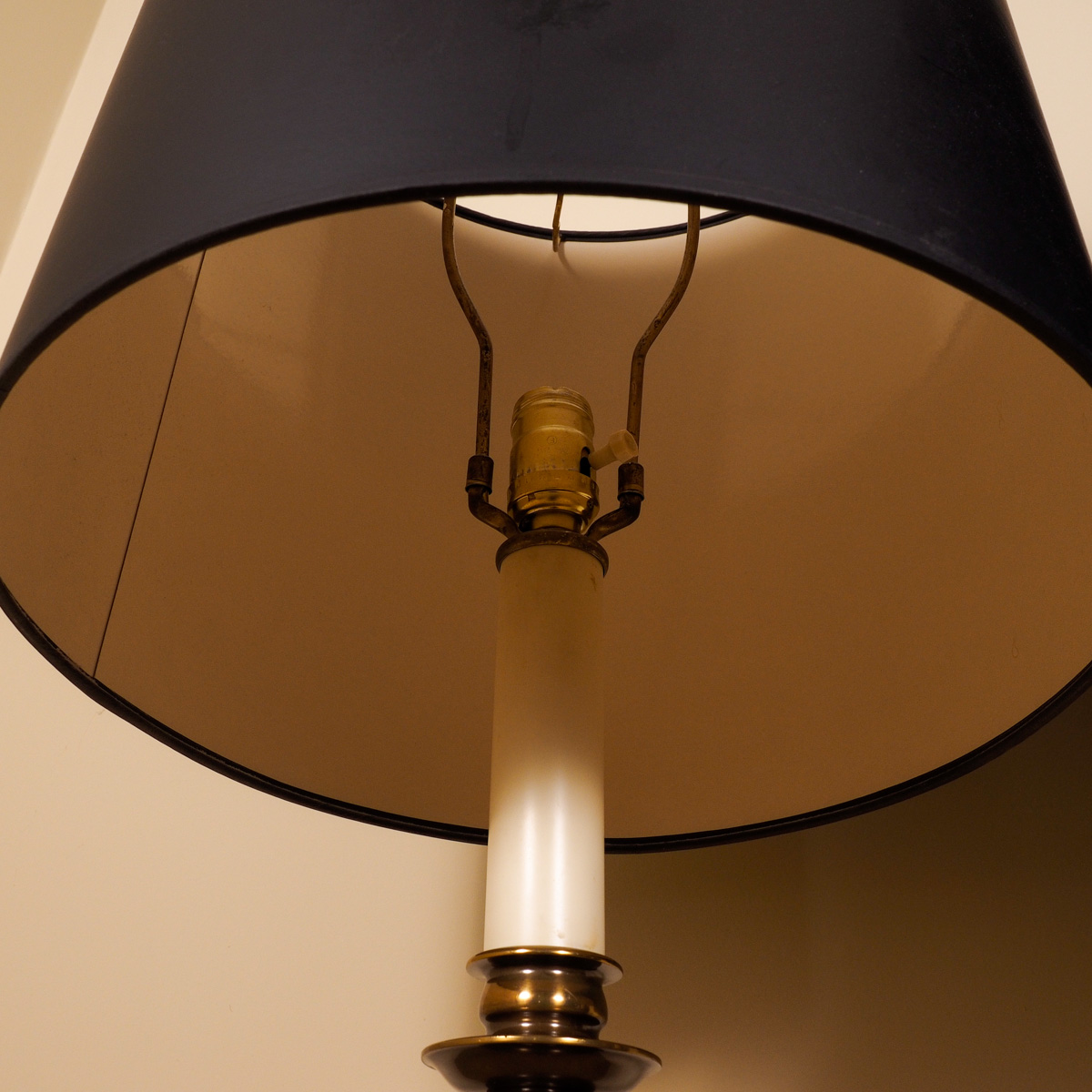 Pair of Brass Tone Lamps