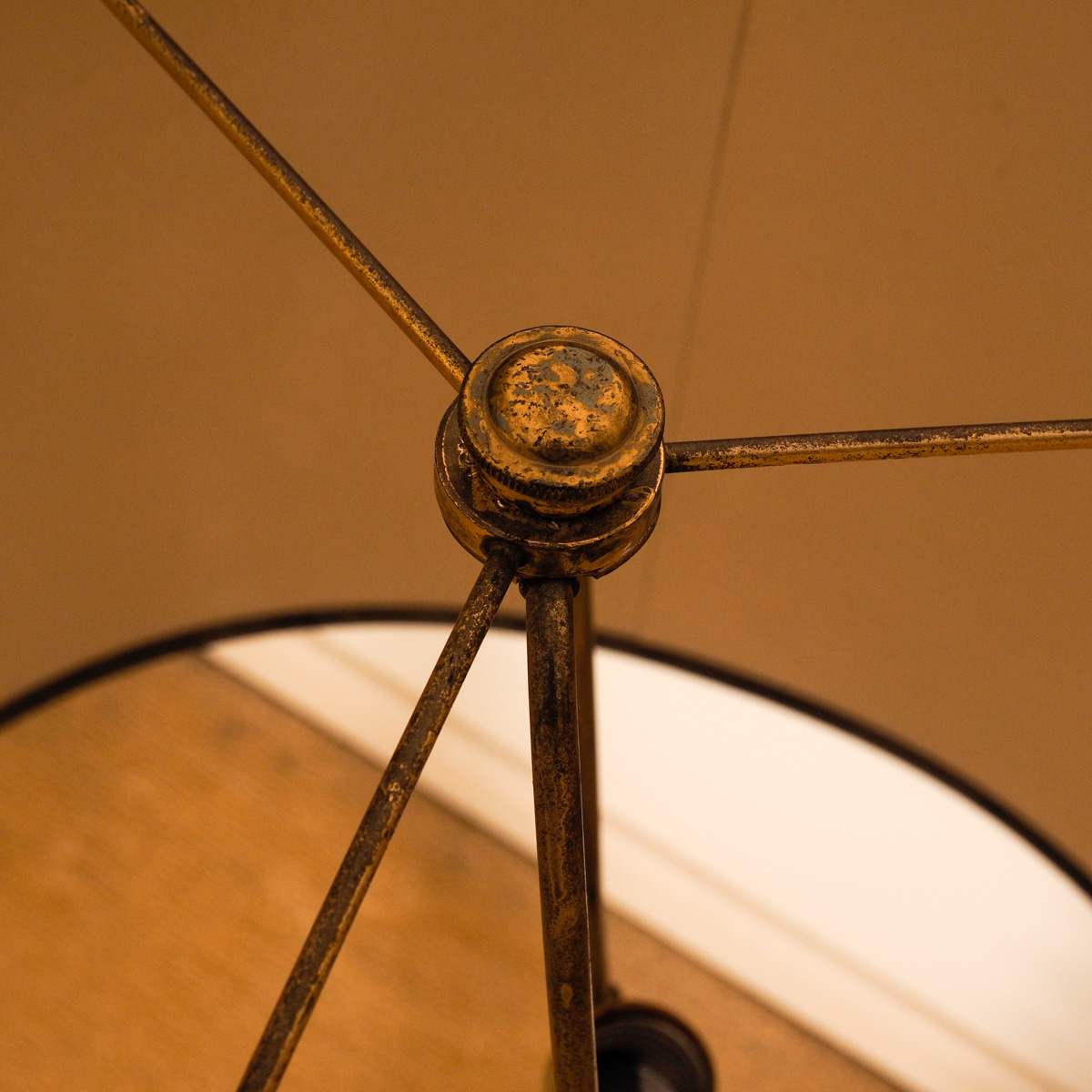 Pair of Brass Tone Lamps