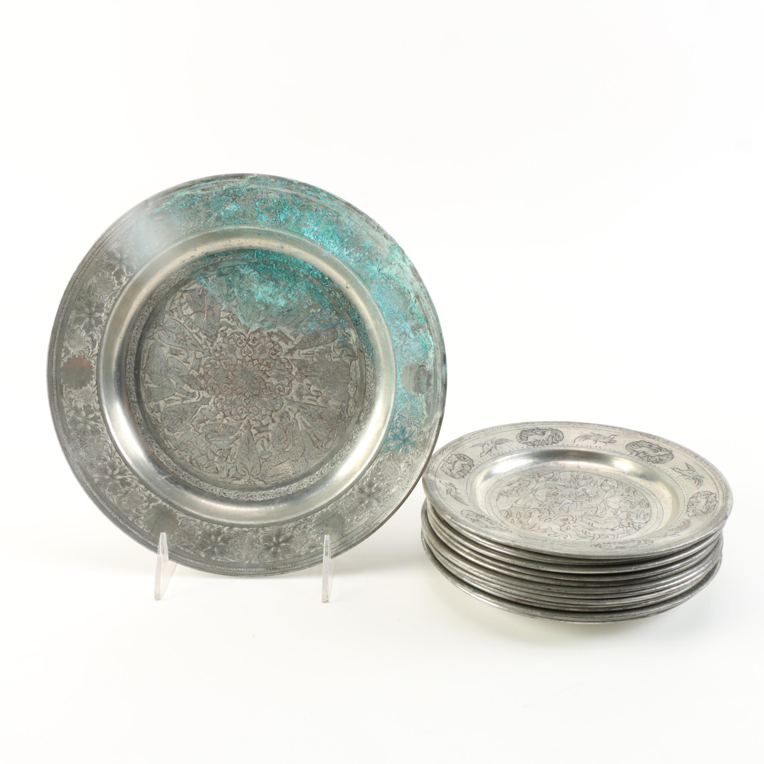 Handmade Pewter Plates