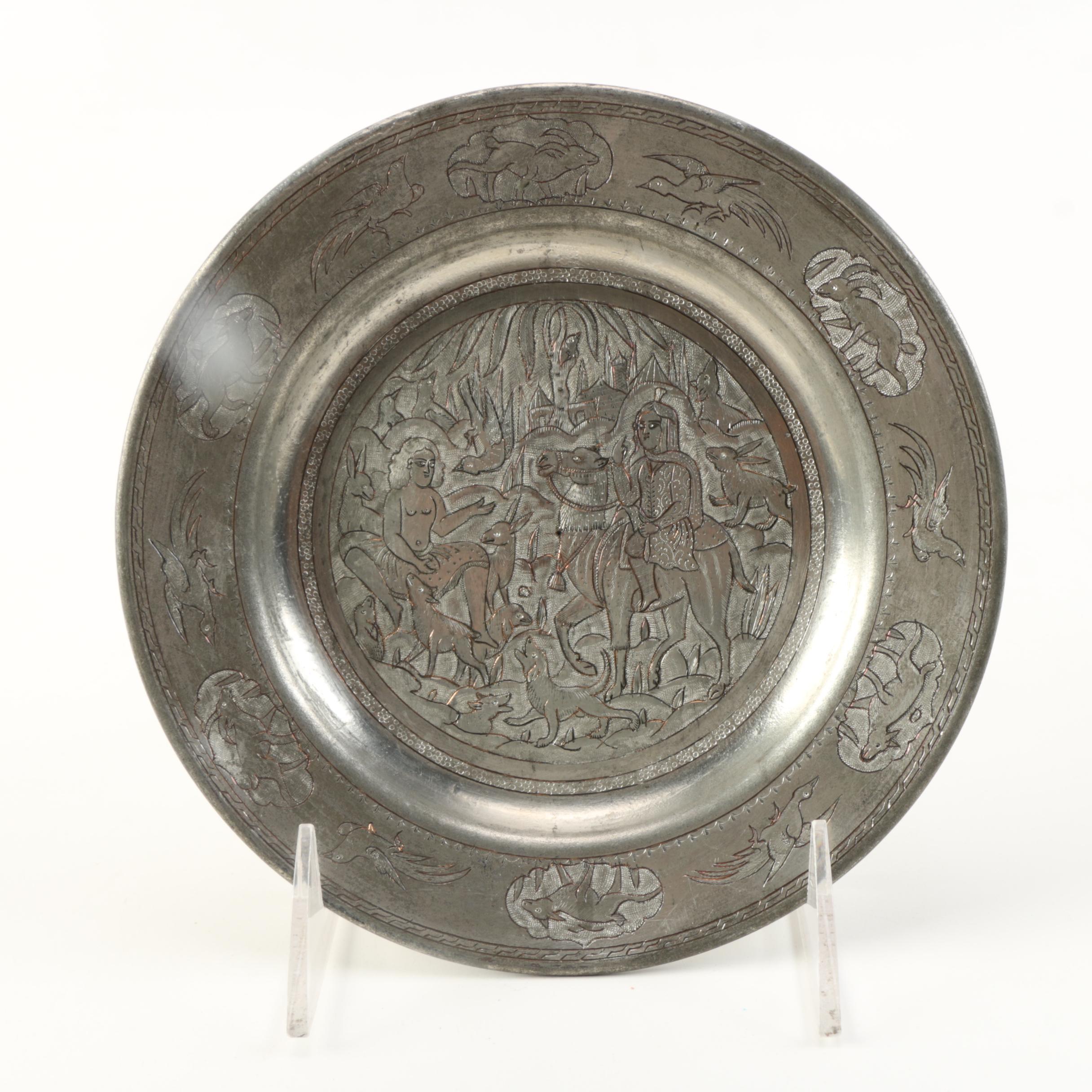 Handmade Pewter Plates