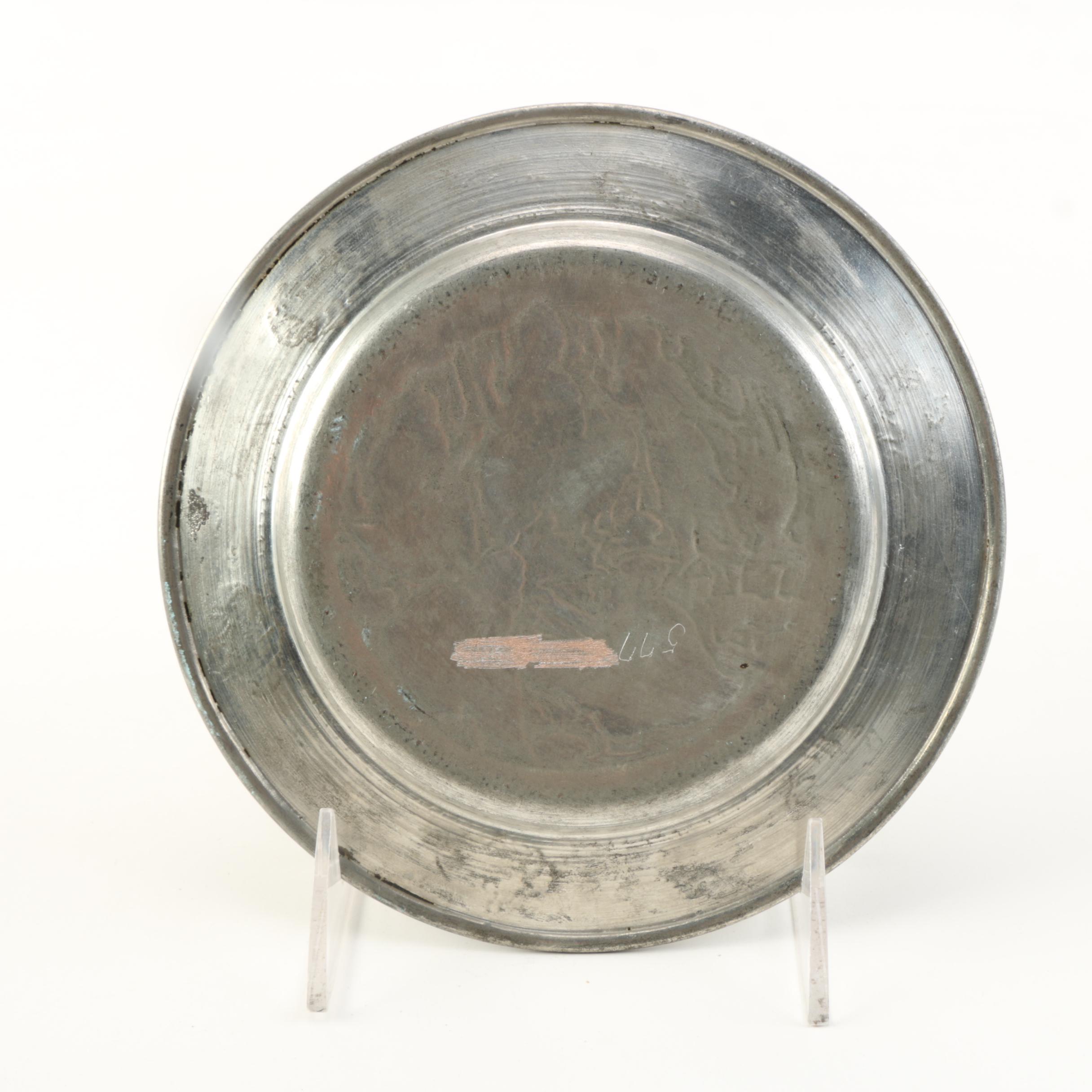 Handmade Pewter Plates
