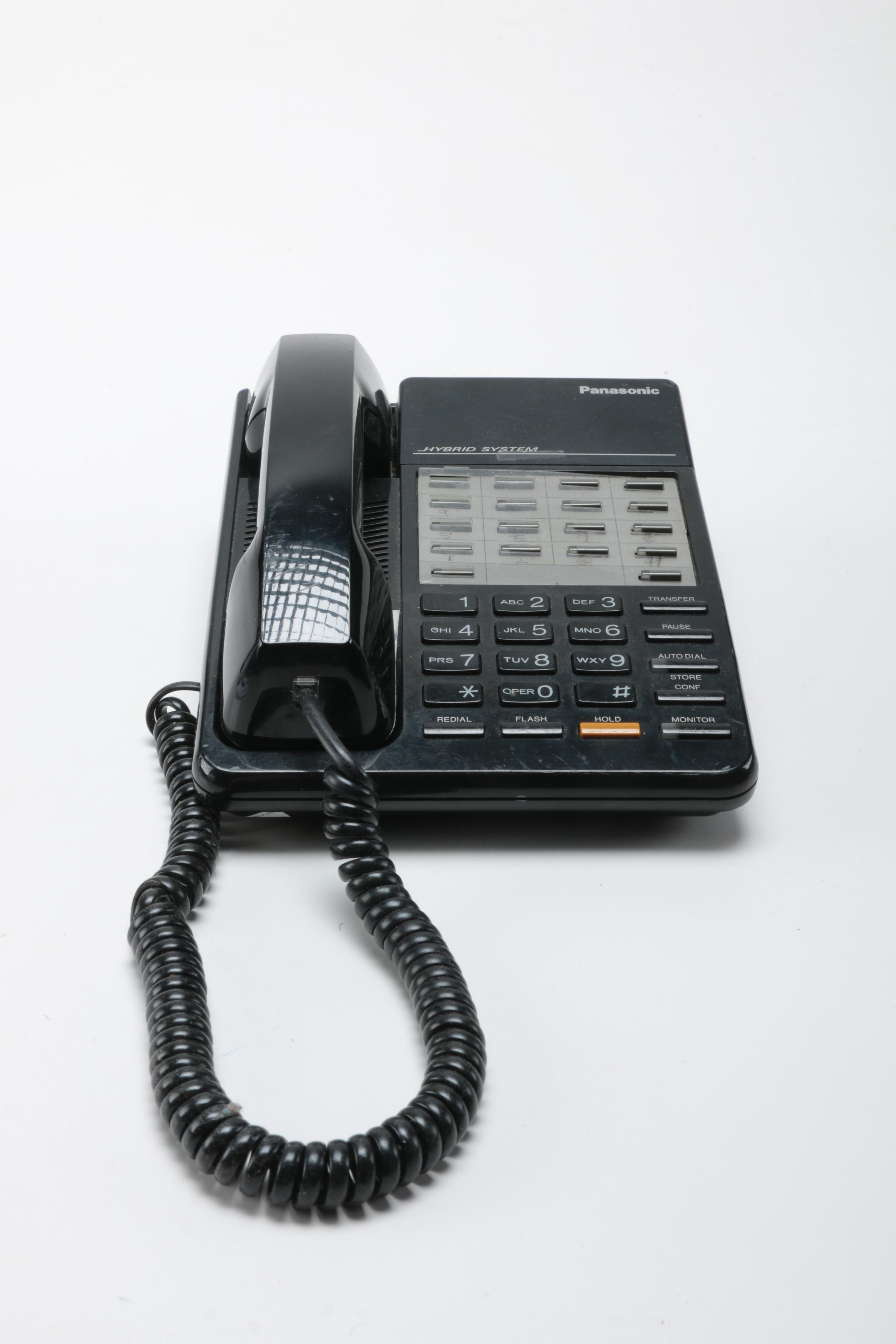 AT&T and Panasonic Vintage Office Desk Telephones