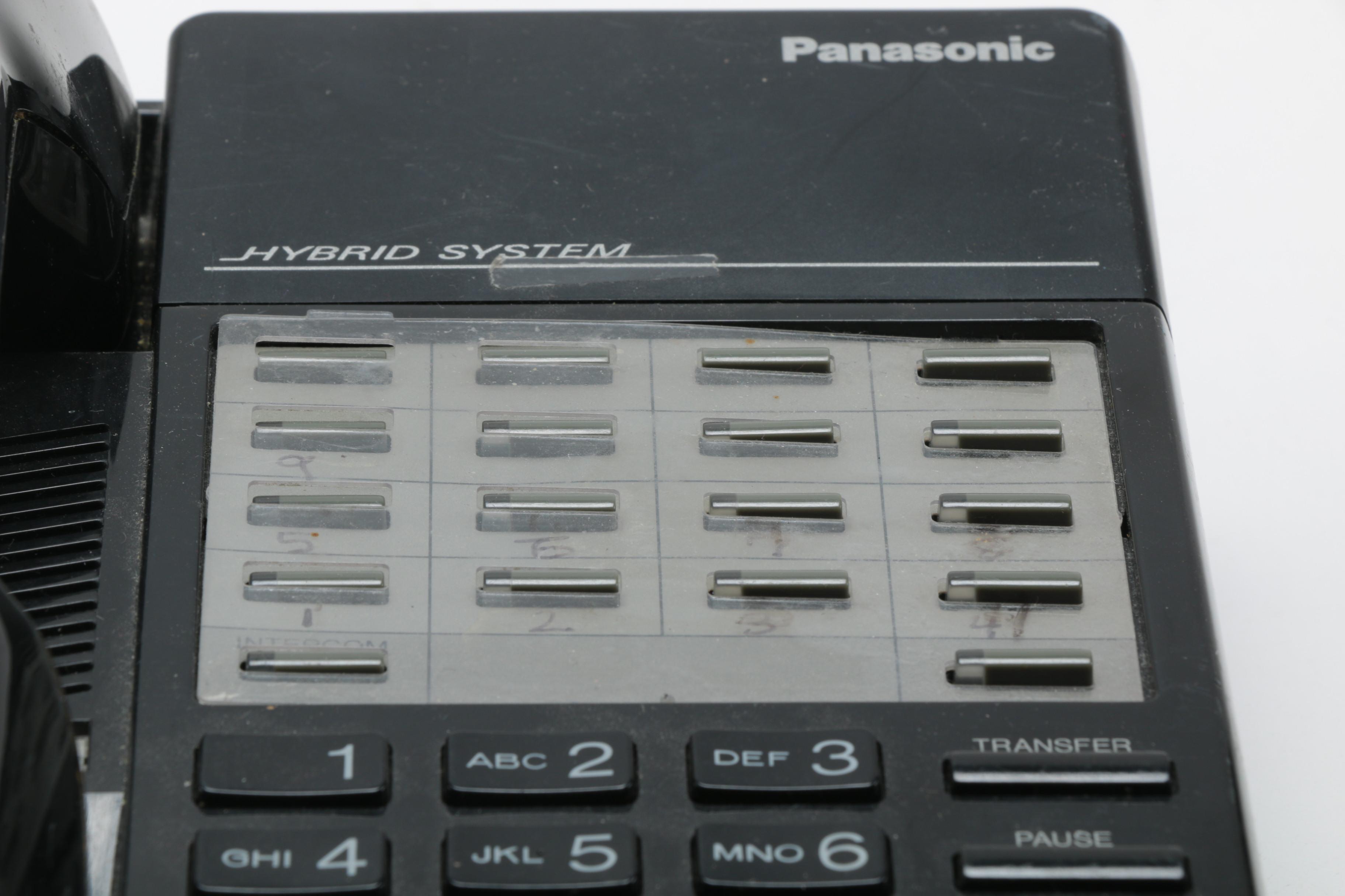 AT&T and Panasonic Vintage Office Desk Telephones