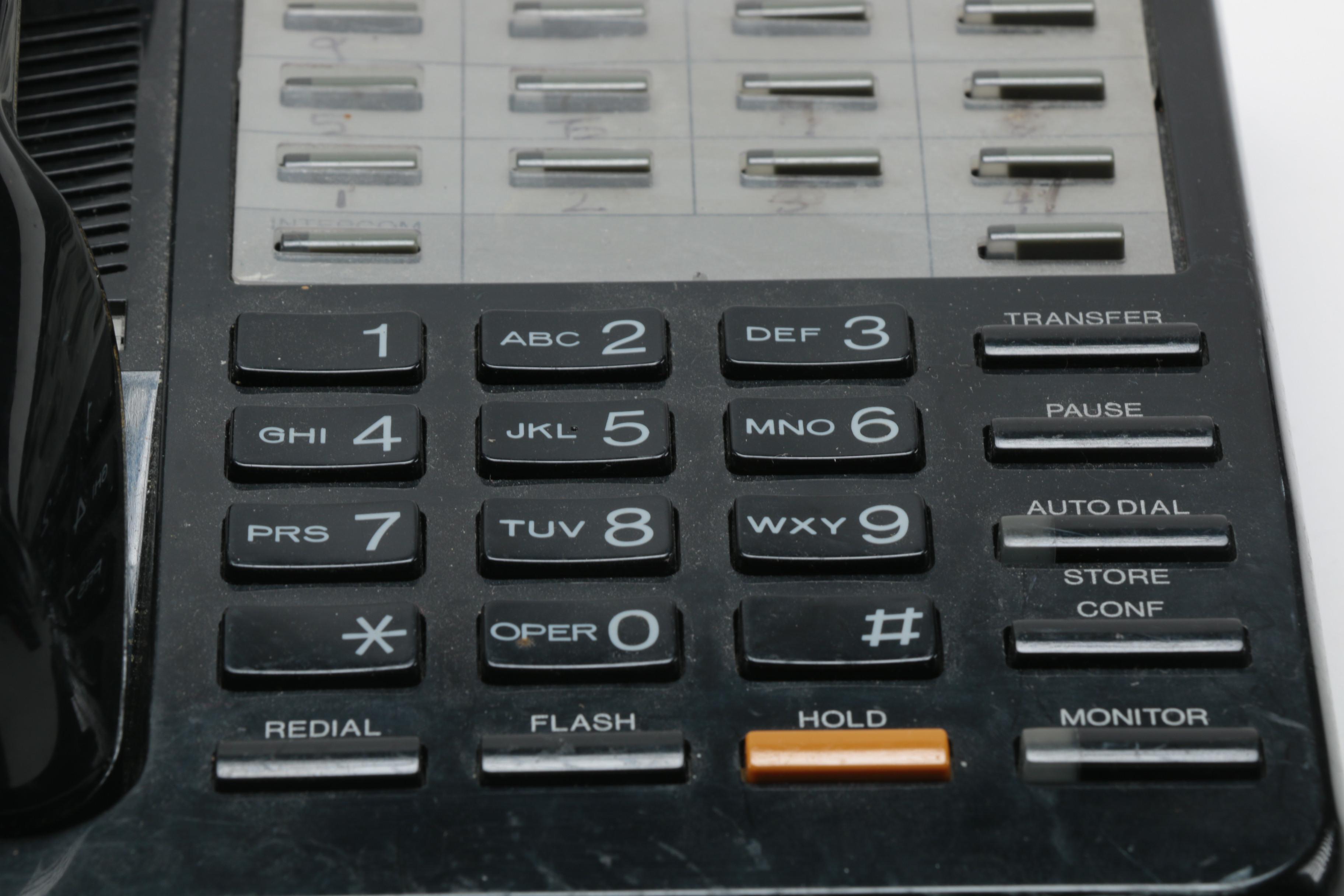 AT&T and Panasonic Vintage Office Desk Telephones