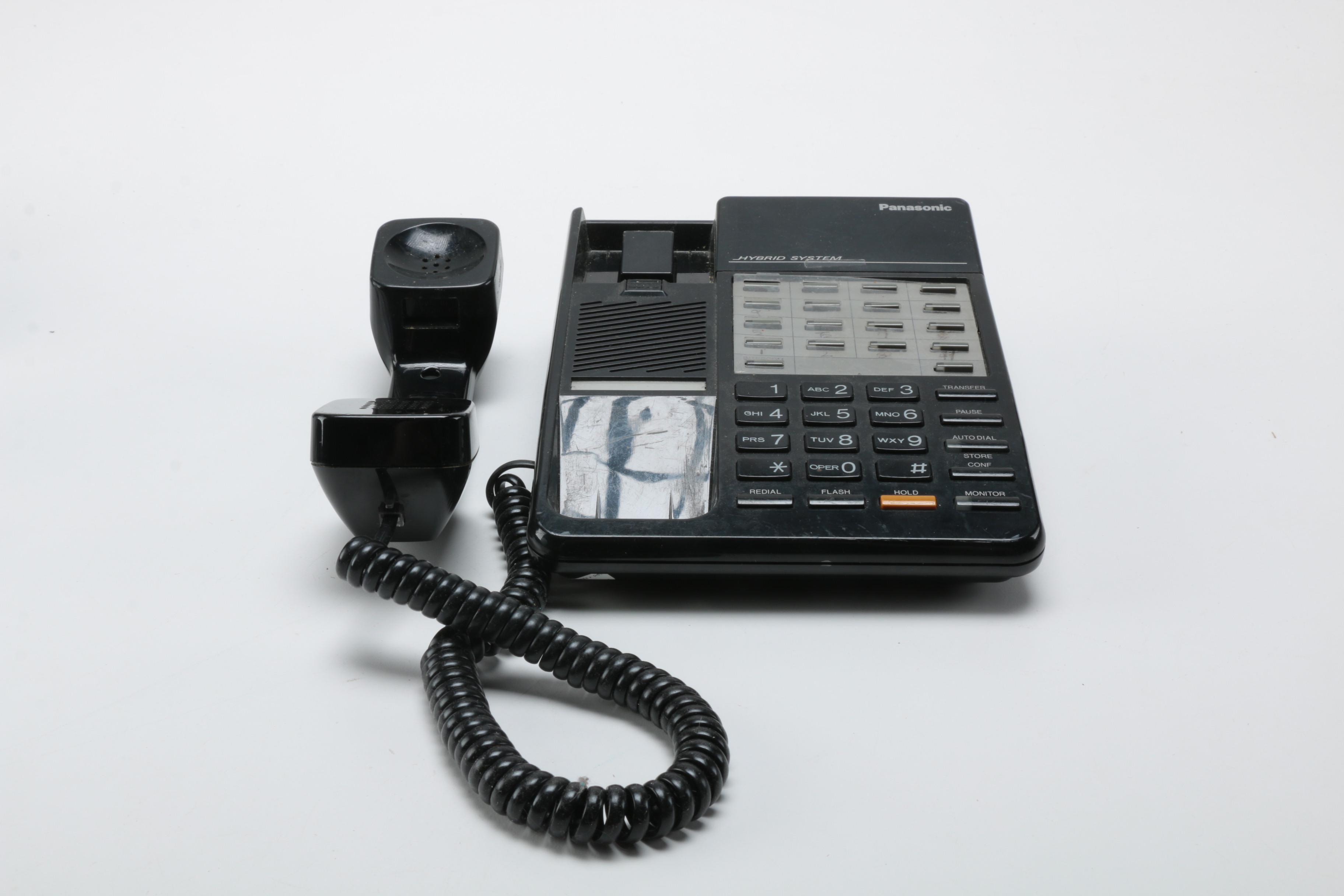 AT&T and Panasonic Vintage Office Desk Telephones