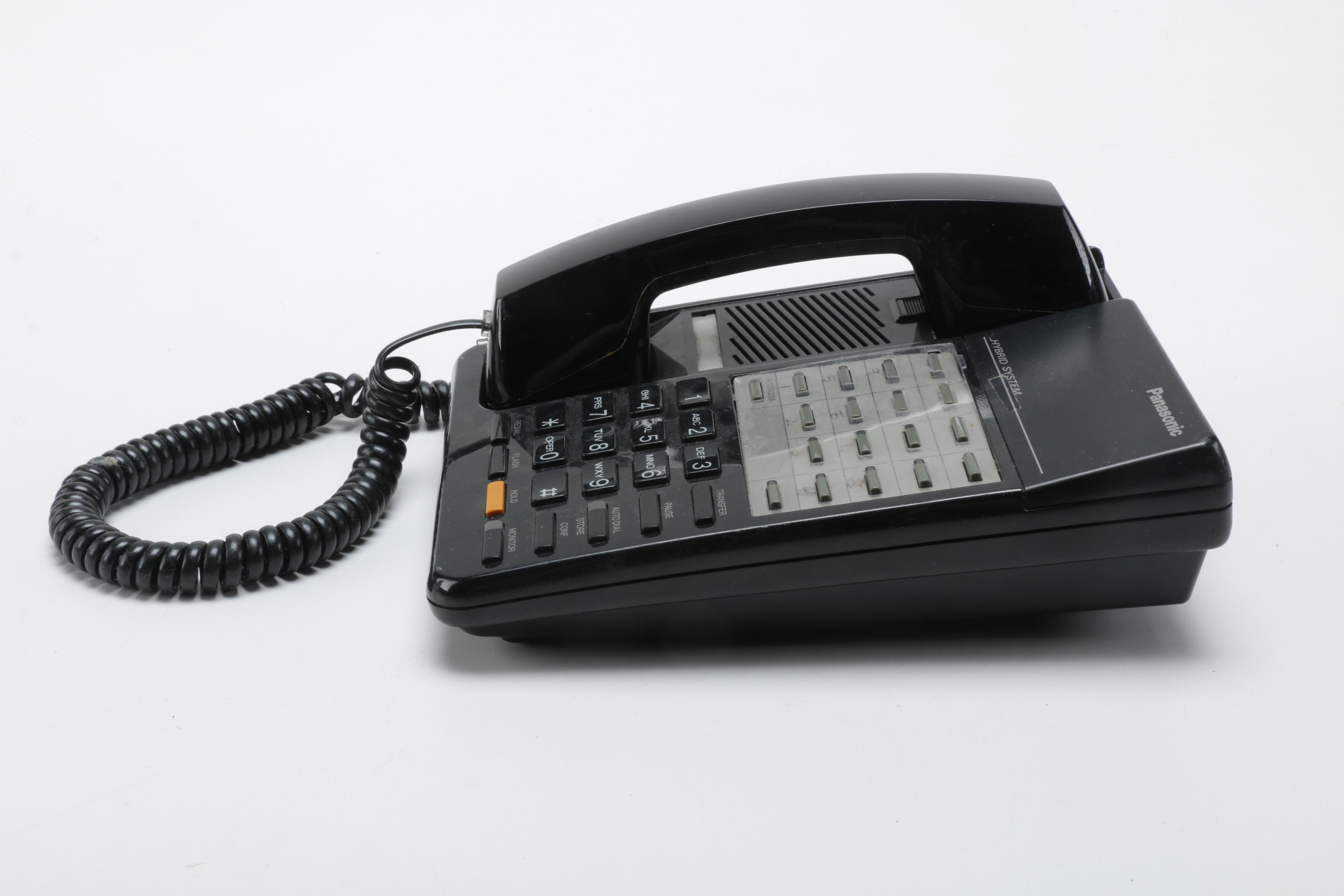 AT&T and Panasonic Vintage Office Desk Telephones