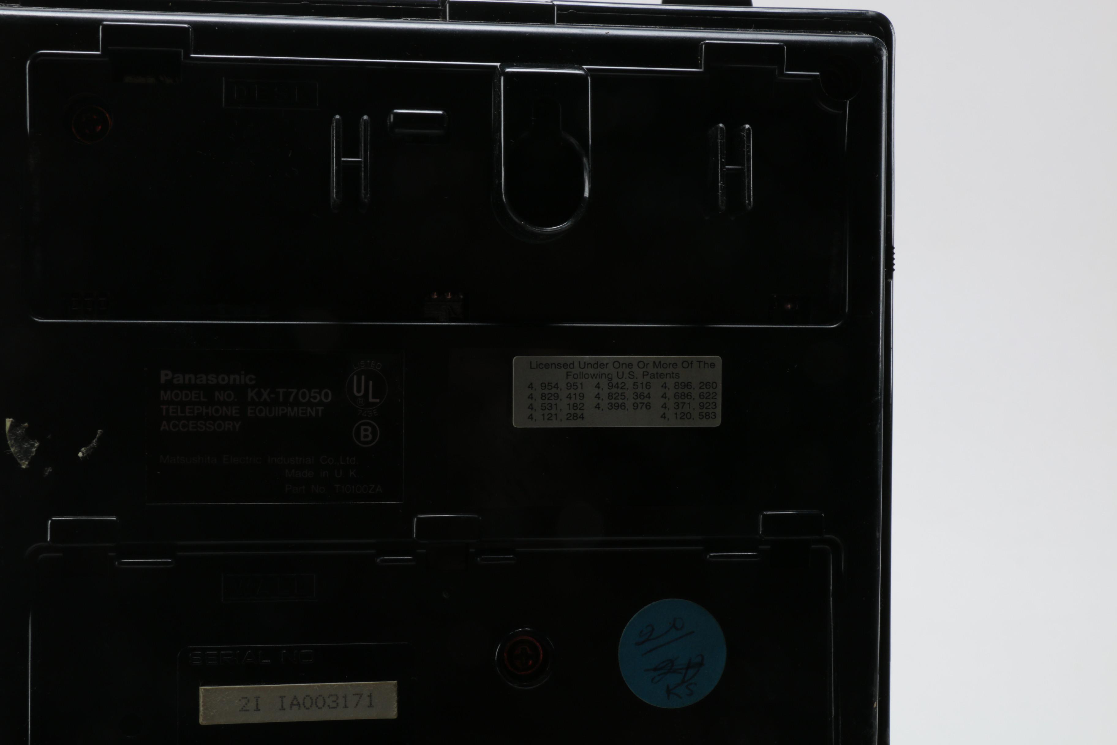 AT&T and Panasonic Vintage Office Desk Telephones