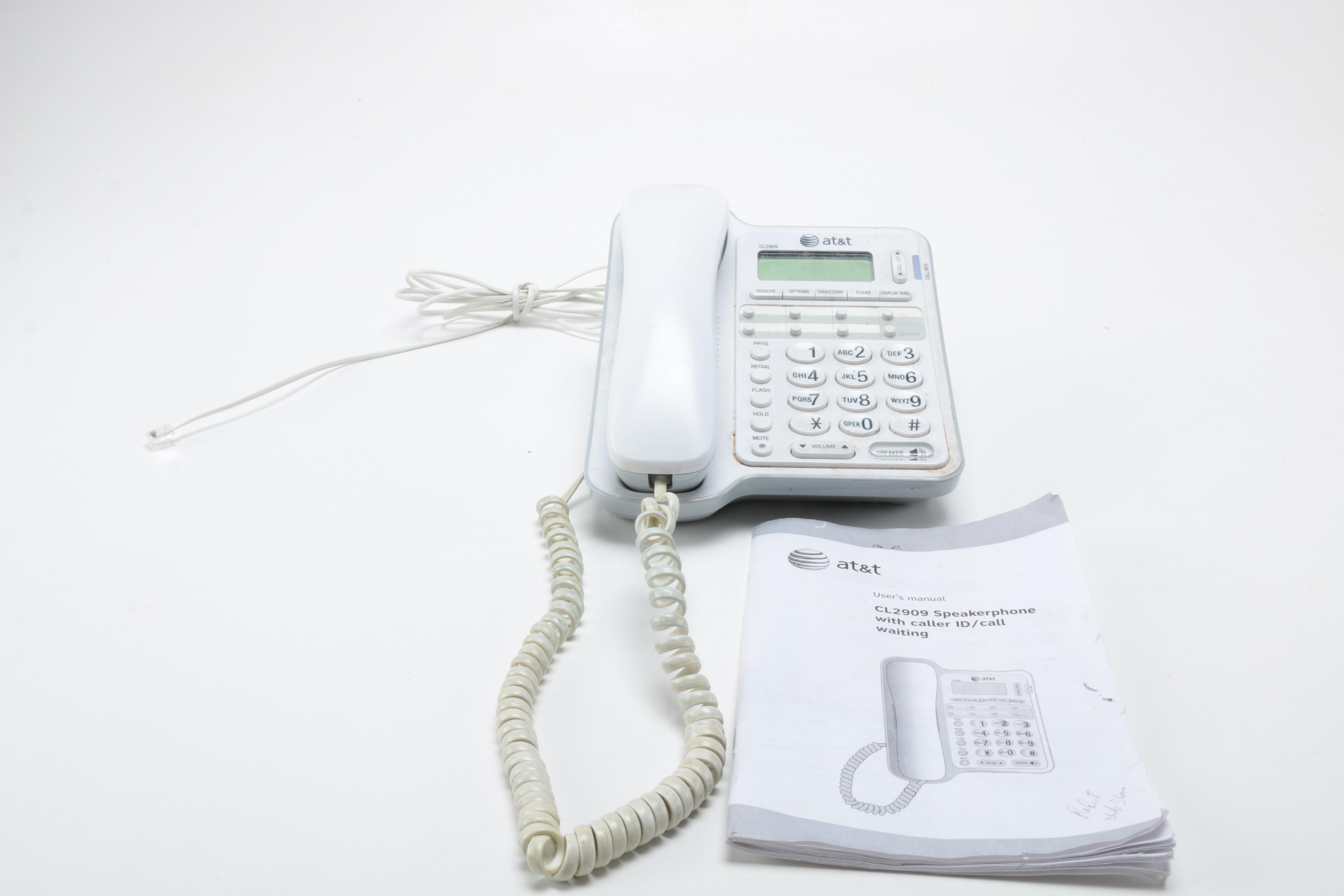 AT&T and Panasonic Vintage Office Desk Telephones
