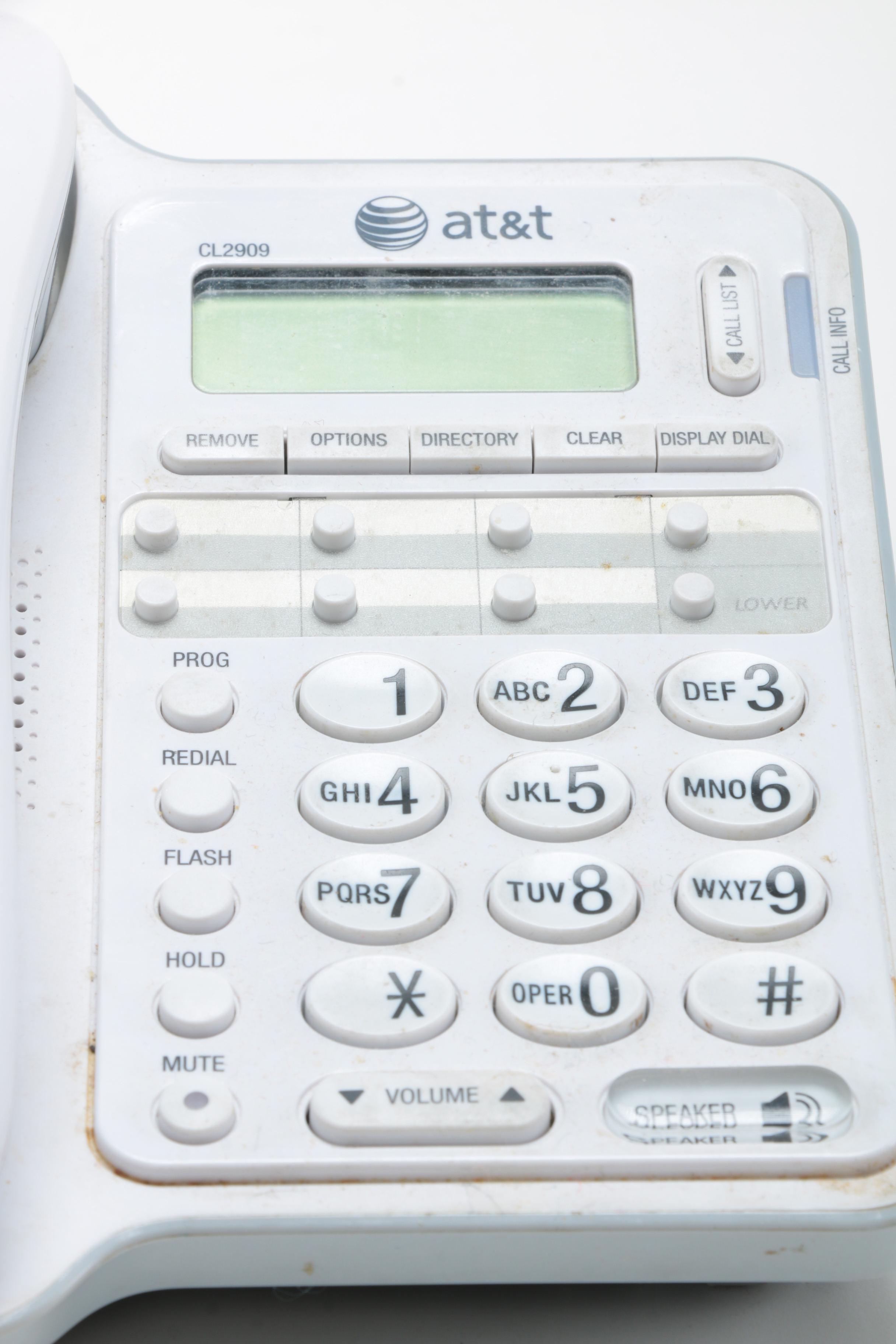 AT&T and Panasonic Vintage Office Desk Telephones