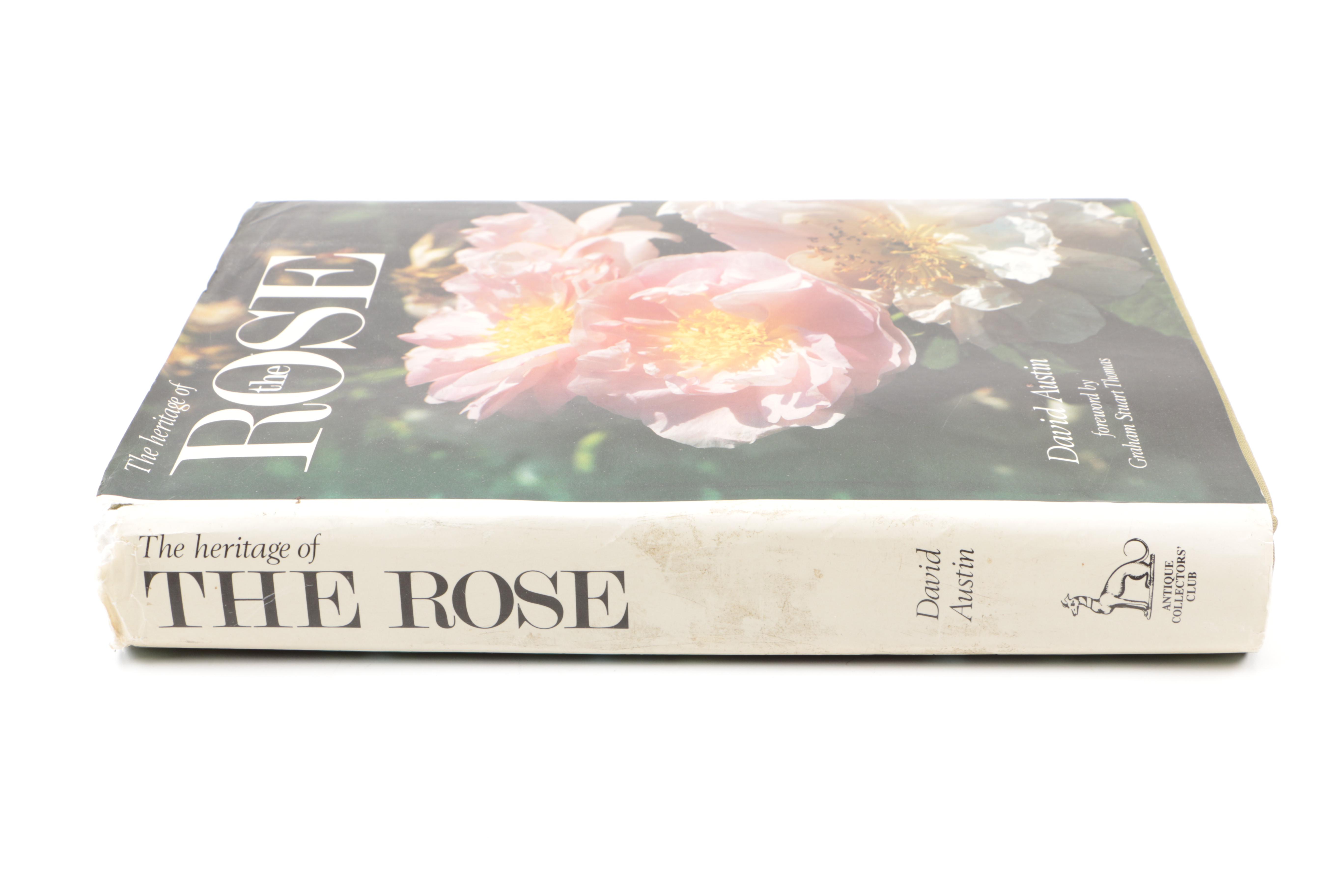 Assorted Books on Roses Including "Visions of Roses" Showing Beckett's Castle