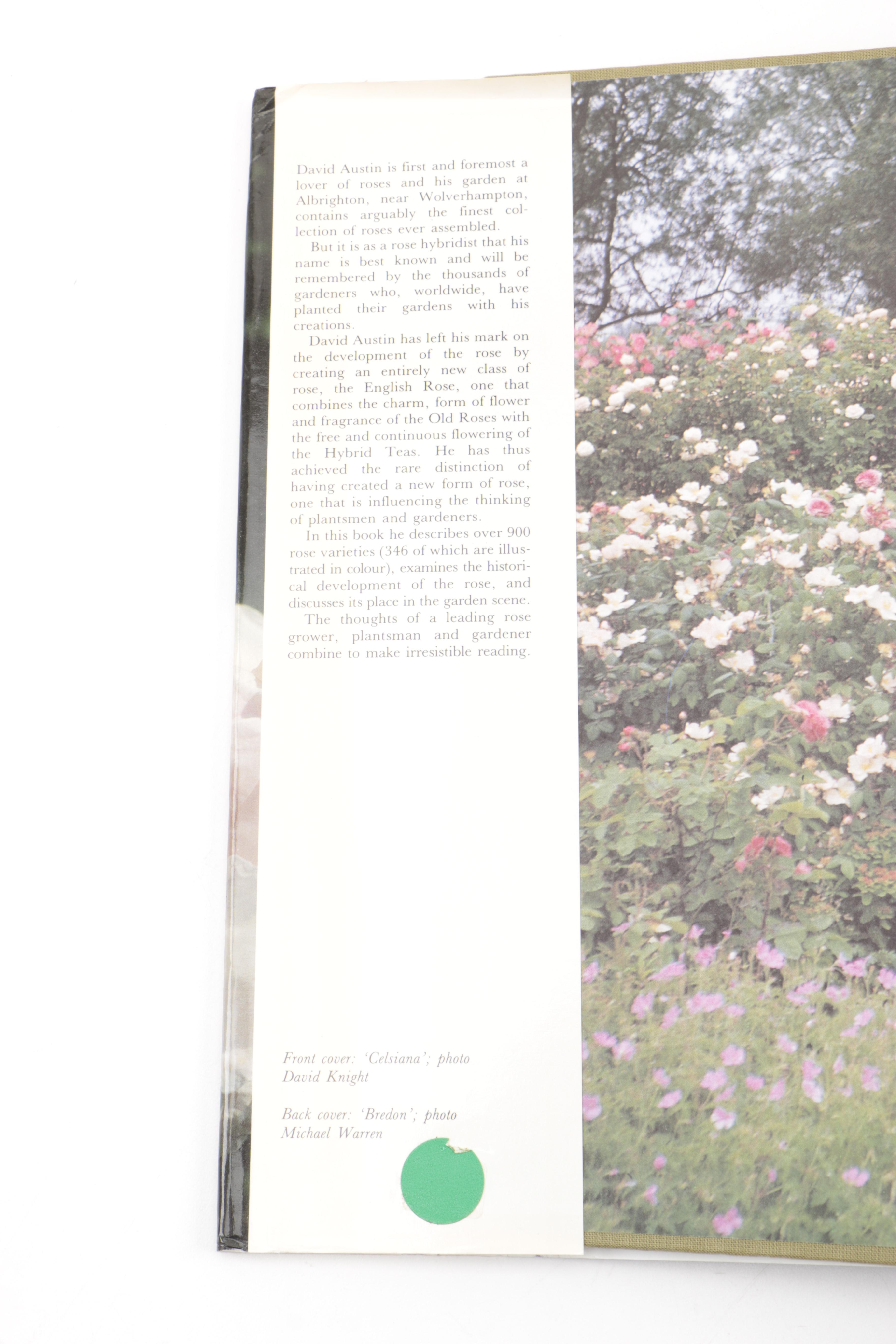 Assorted Books on Roses Including "Visions of Roses" Showing Beckett's Castle