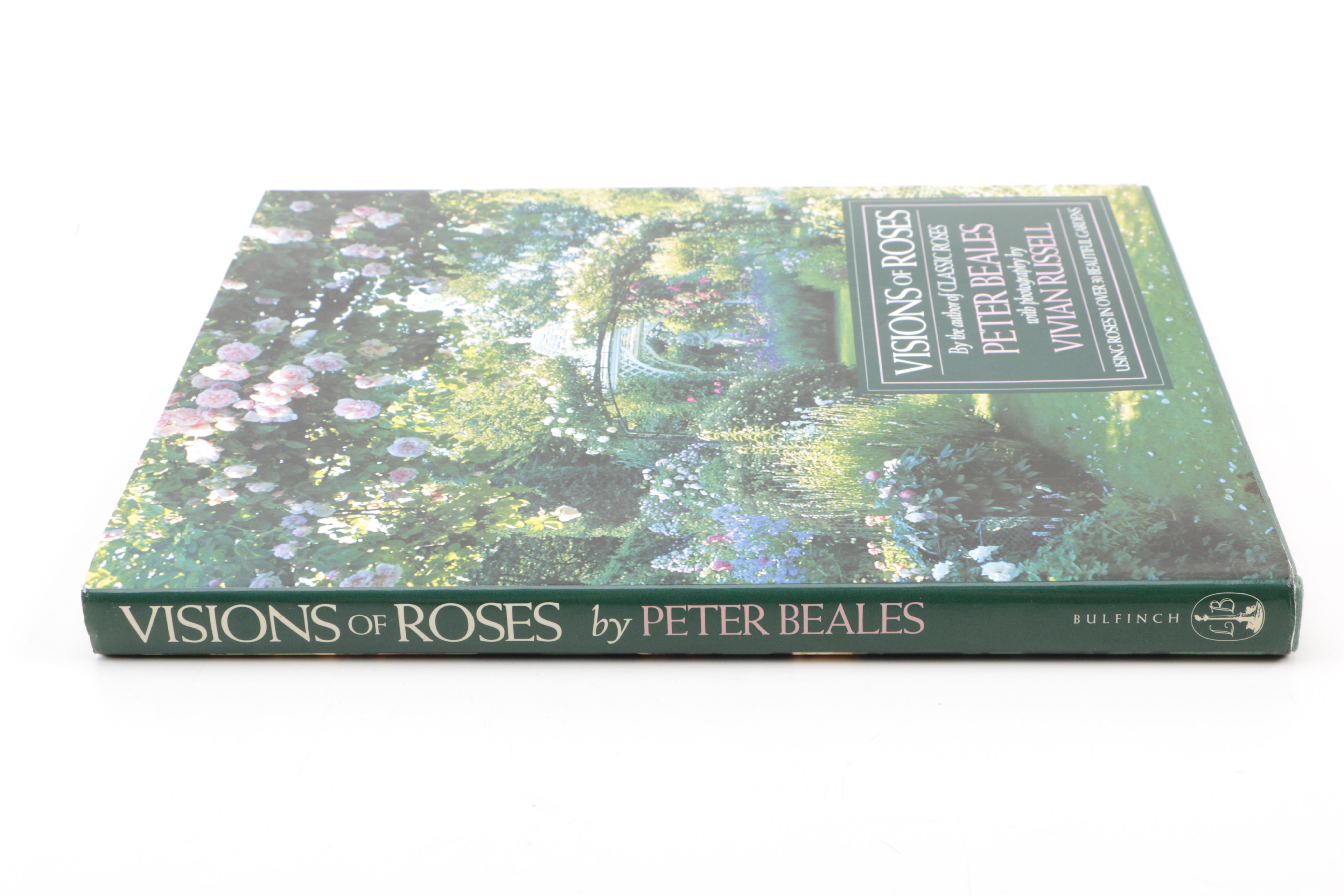 Assorted Books on Roses Including "Visions of Roses" Showing Beckett's Castle