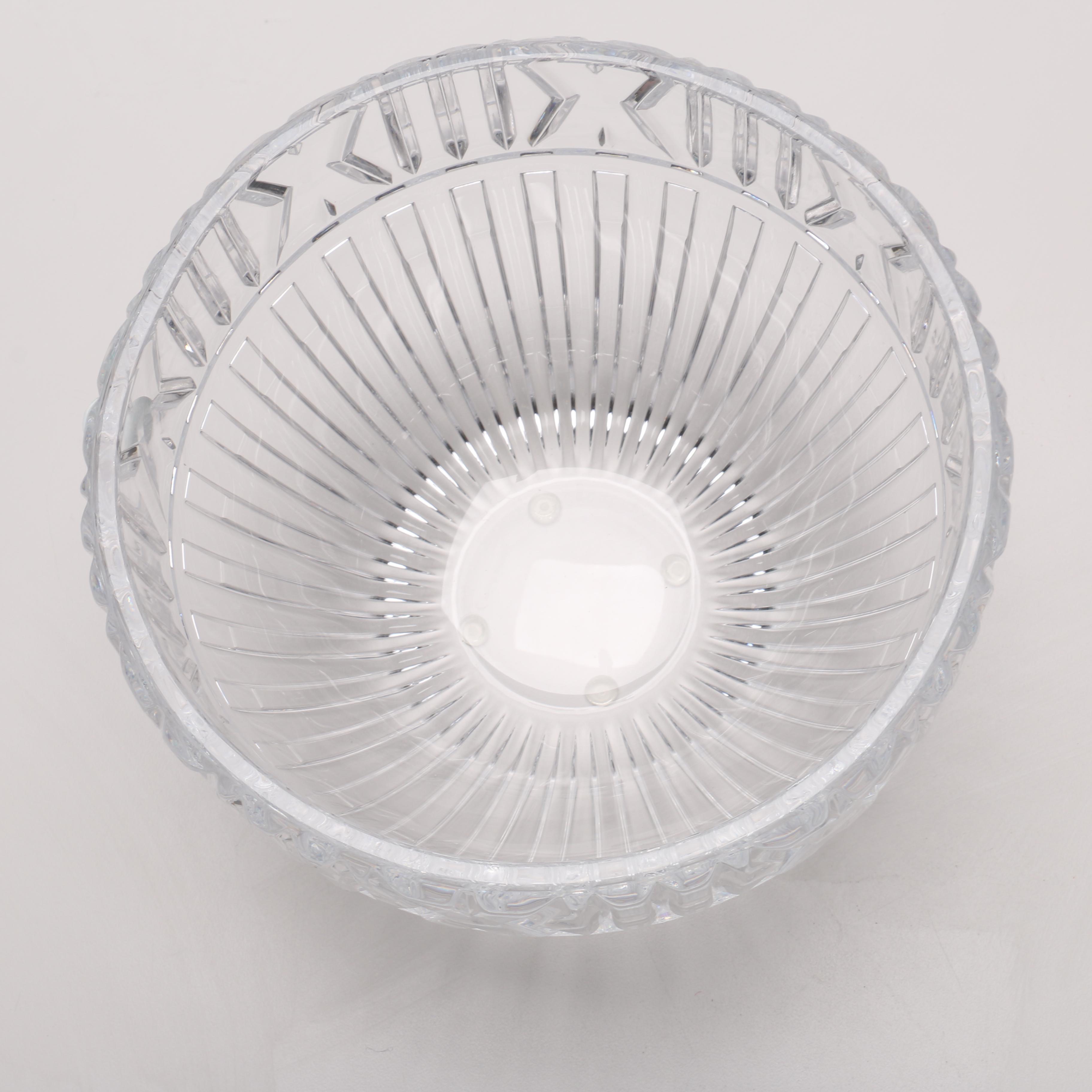 Tiffany & Co. Crystal "Atlas" Bowl