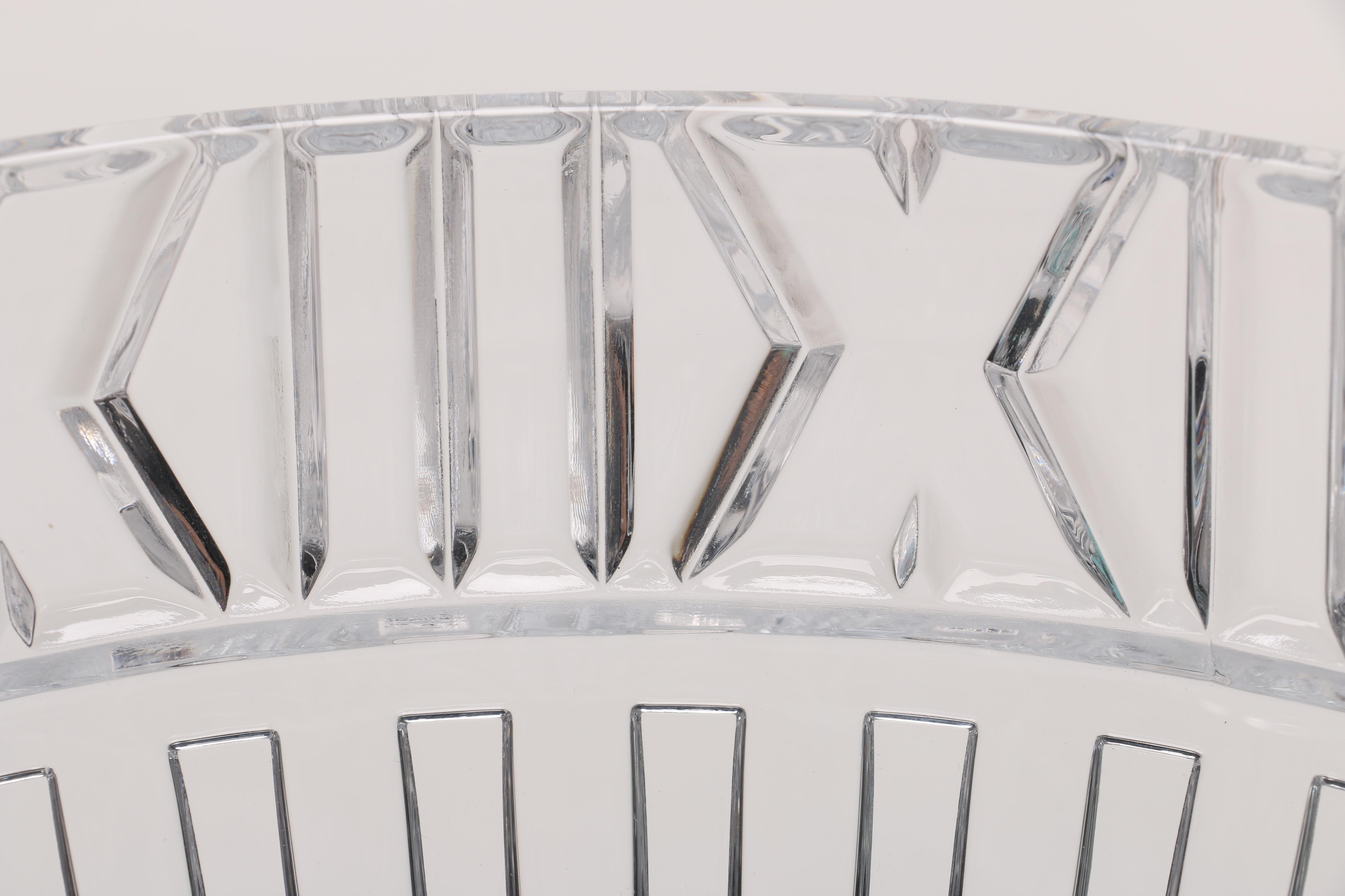 Tiffany & Co. Crystal "Atlas" Bowl