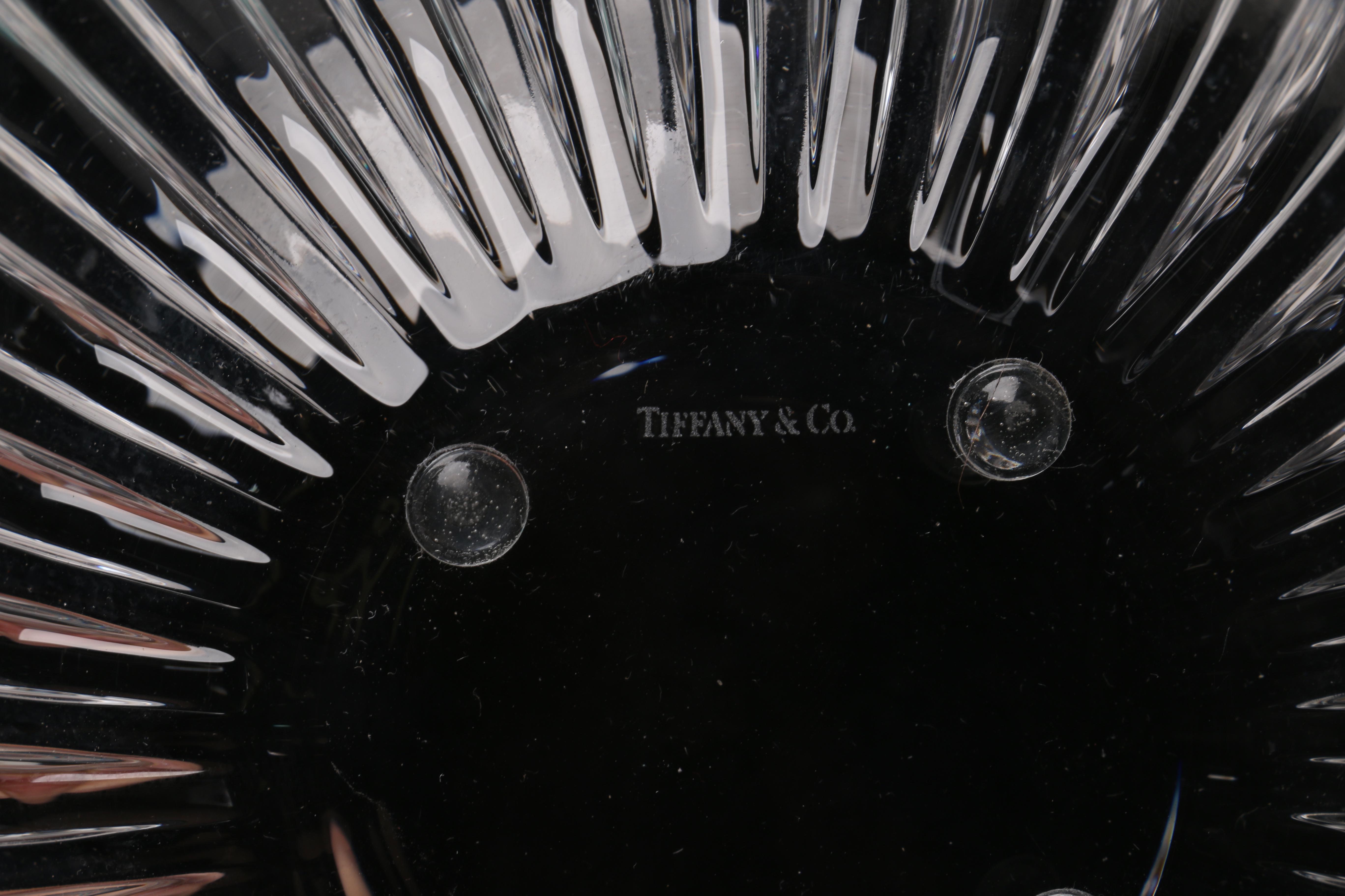 Tiffany & Co. Crystal "Atlas" Bowl