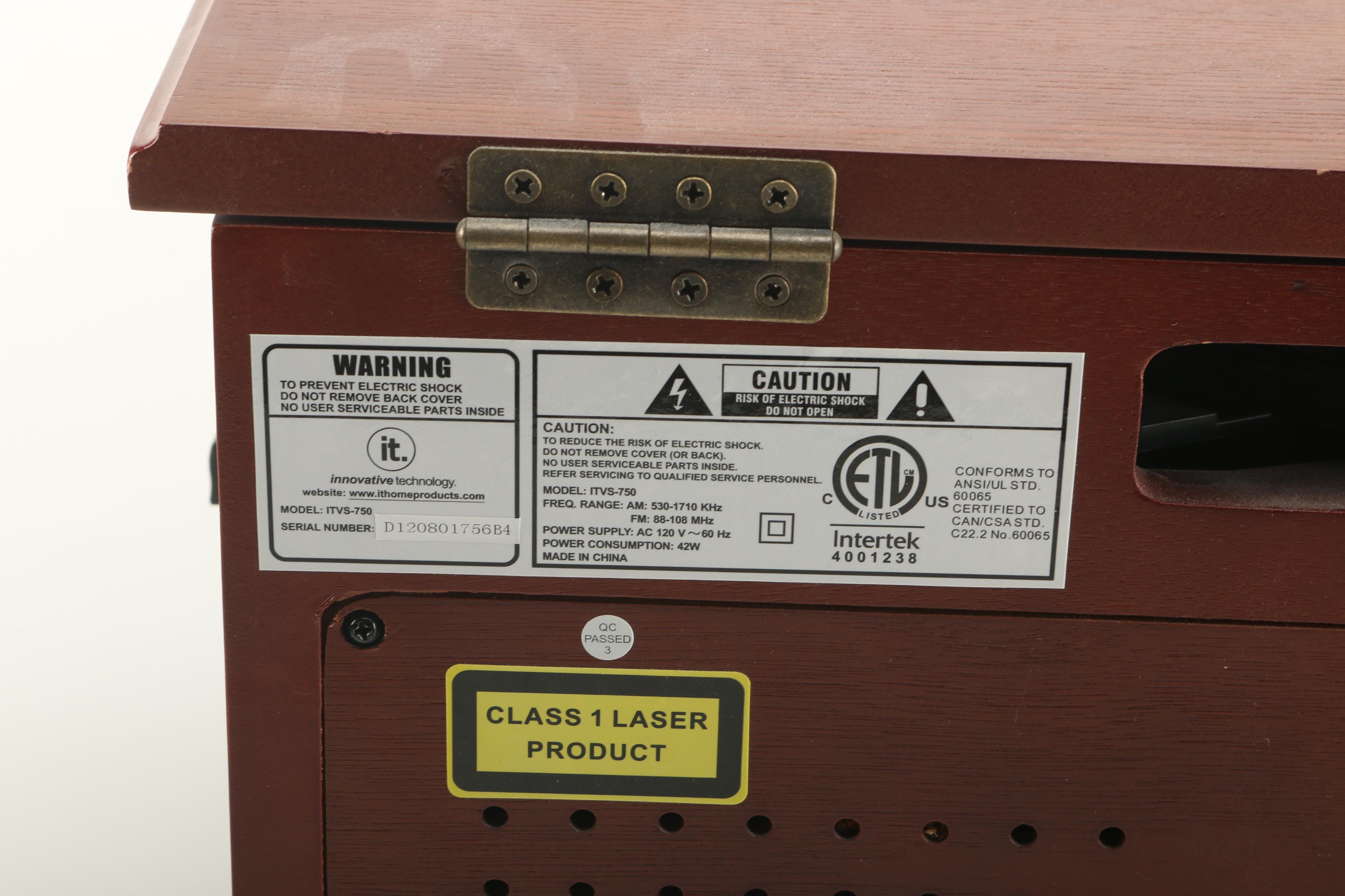 Innovative Technologies Aviator Tabletop Stereo