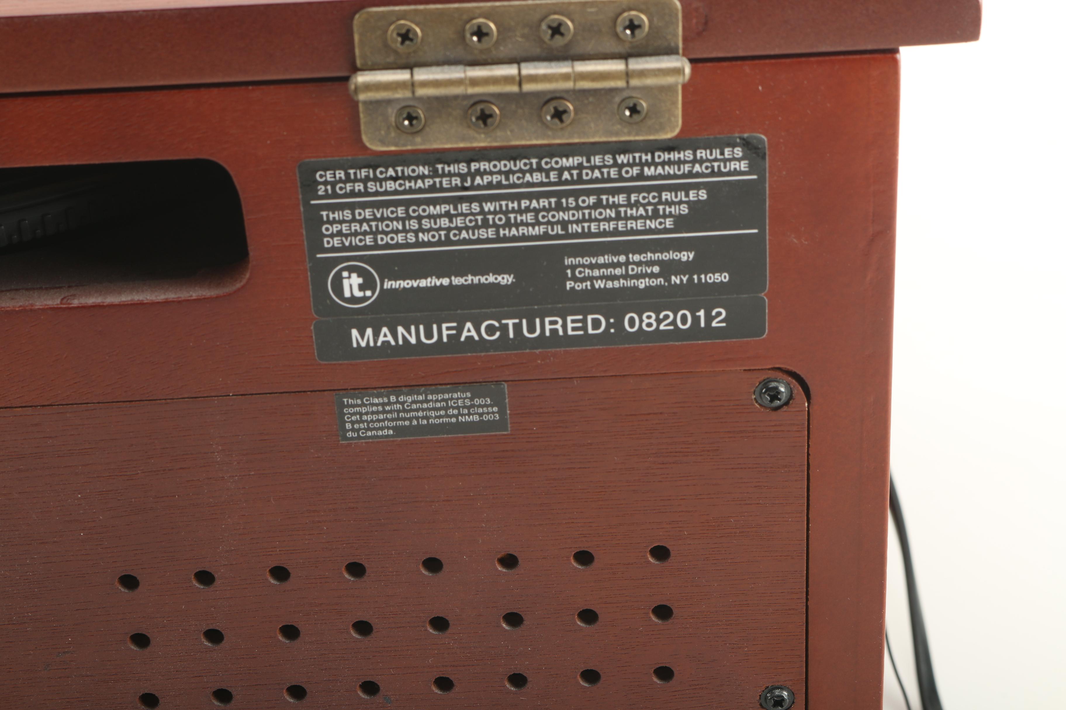 Innovative Technologies Aviator Tabletop Stereo