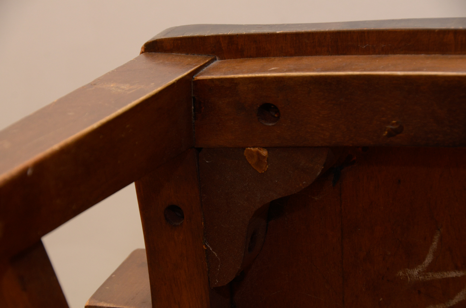 Early 20th Century Walnut Office Chair by Sikes