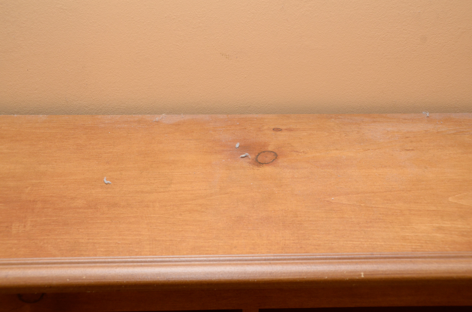 Queen Size Pine Headboard with Bookcase