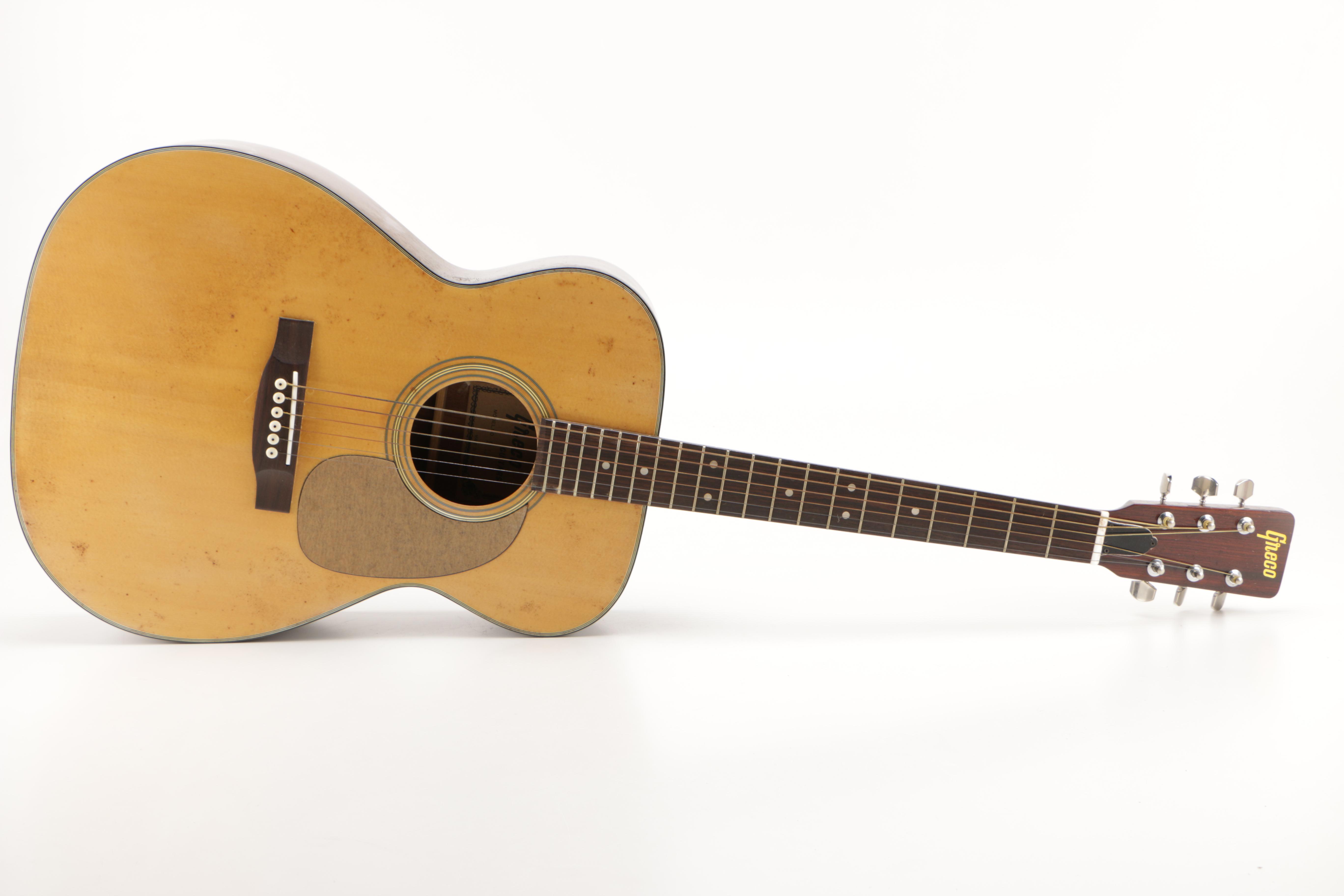 Vintage Greco F120 Acoustic Guitar and Case